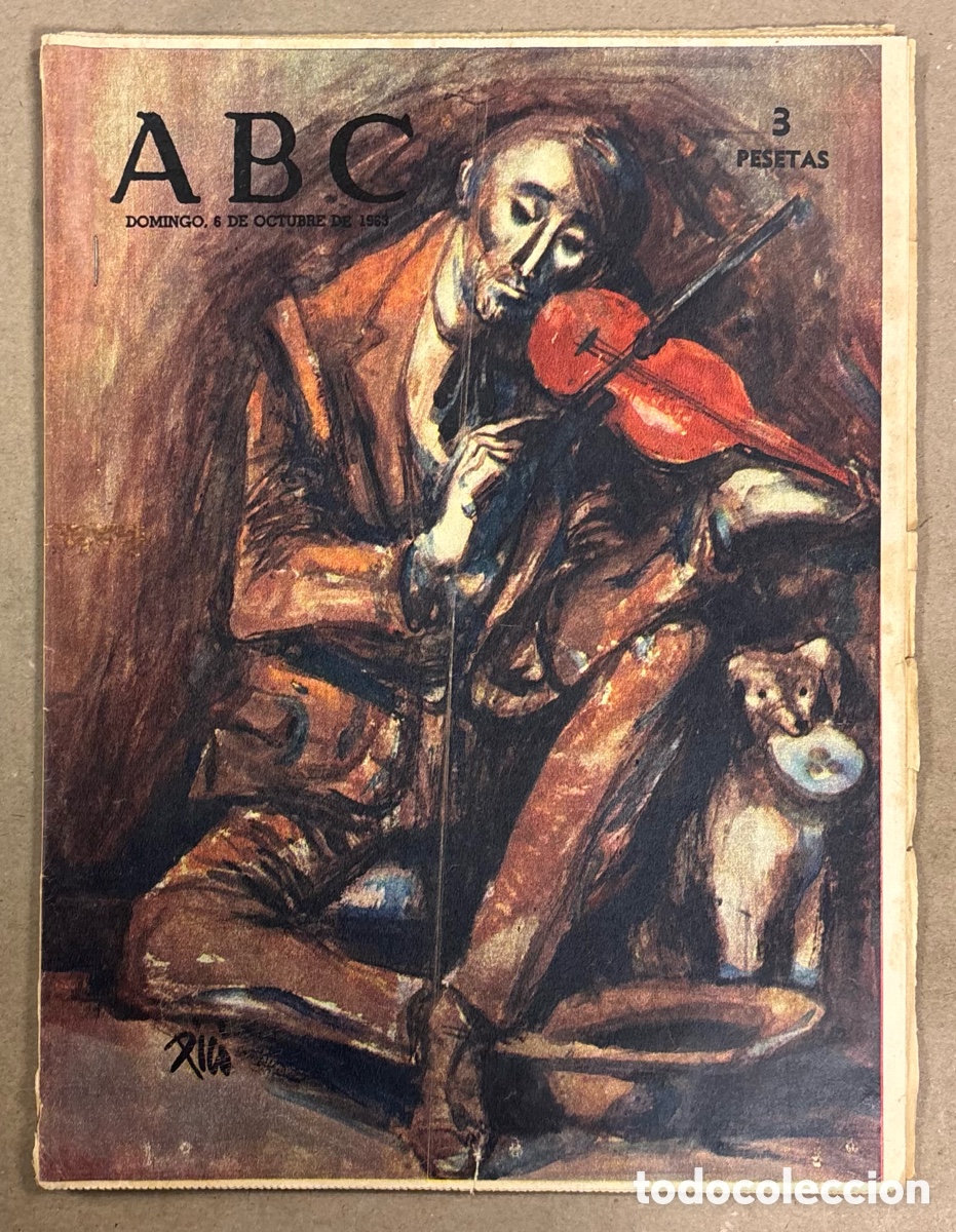 Coleccionismo de revistas y peri&oacute;dicos: ABC (6 OCTUBRE 1963) ESCULTOR JOS&Eacute; ANTONIO, MYRIAN PETACCI, PUERTO DE AGUILAS (MURCIA),&hellip;