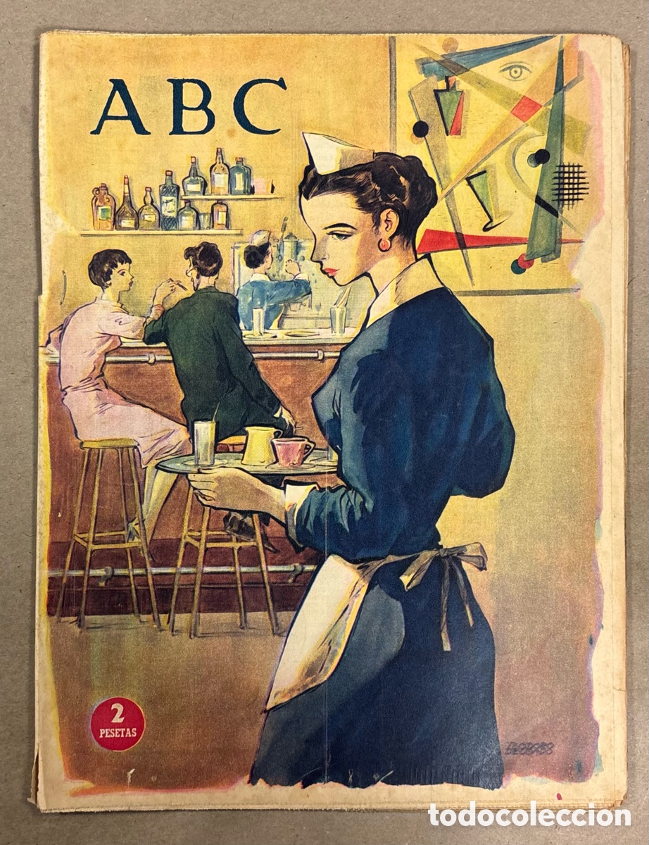 Coleccionismo de revistas y peri&oacute;dicos: ABC (13 SEPTIEMBRE 1958) ANALIA GADE, POBLET GANA VUELTA CATALU&Ntilde;A, CARLOS V,..