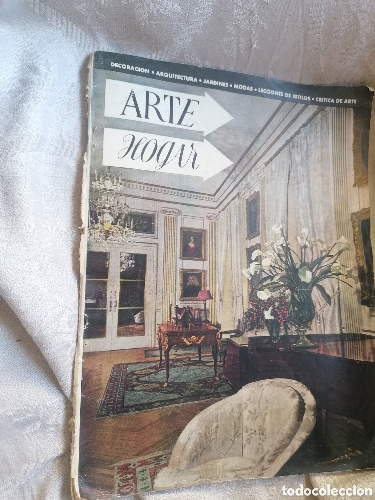 Sammeln von Zeitschriften und Zeitungen: Revista ARTE HOGAR Abril a&ntilde;o 1946