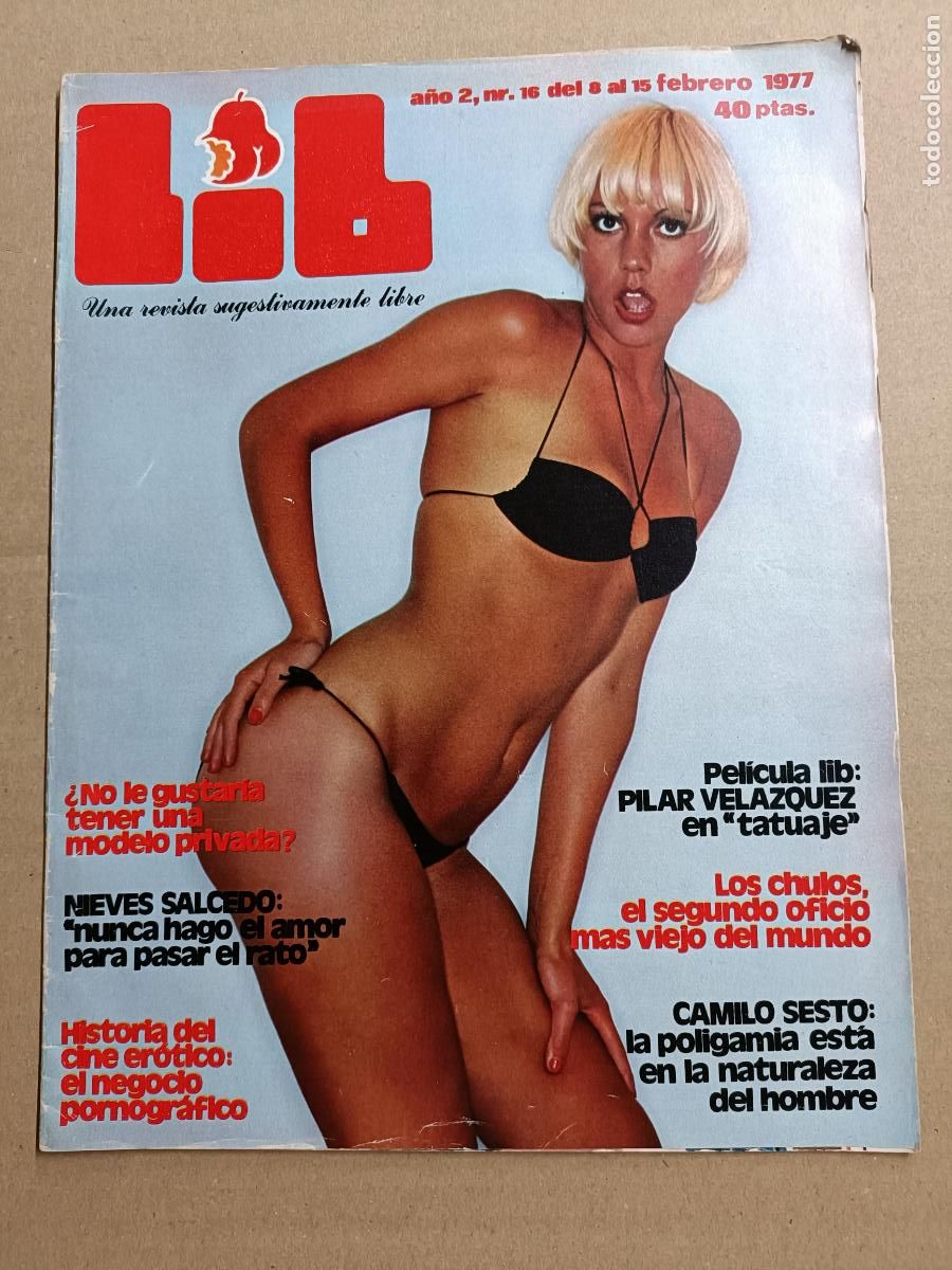 Coleccionismo de revistas y peri&oacute;dicos: LIB A&Ntilde;O 2 N 16. NIEVES SALCEDO. PILAR VEL&Aacute;ZQUEZ. CAMILO SESTO