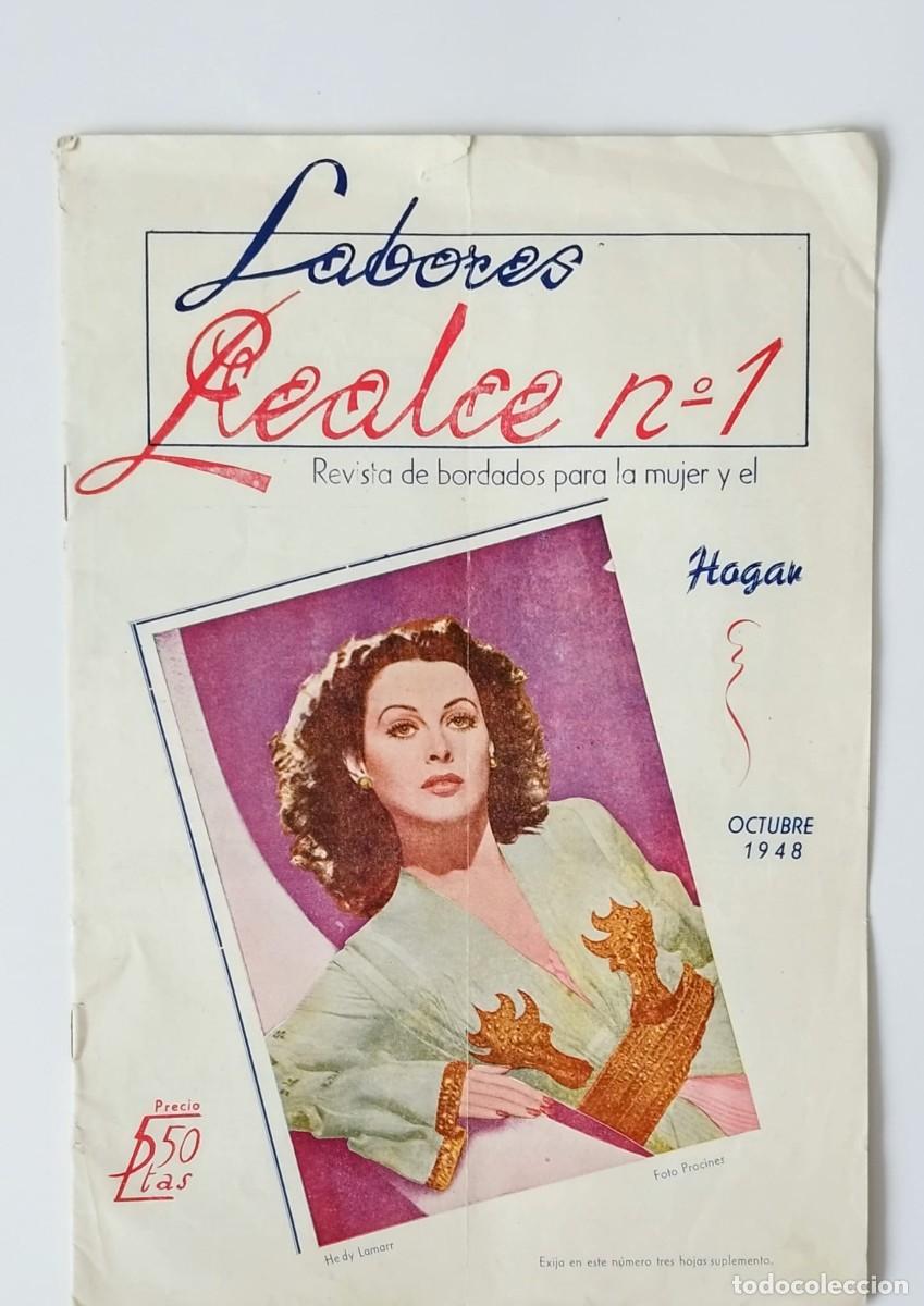 Coleccionismo de revistas y peri&oacute;dicos: REVISTA: LABORES. REVISTA DE BORDADOS PARA LA MUJER Y EL HOGAR. N&ordm; 1. OCTUBRE 1948