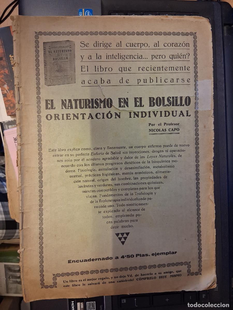 Coleccionismo de revistas y peri&oacute;dicos: PENTALFA revista trofolog&iacute;ca naturista. Barcelona 31 diciembre 1931 a 15 enero 1932 n&ordm; 132-135, &ldquo;A