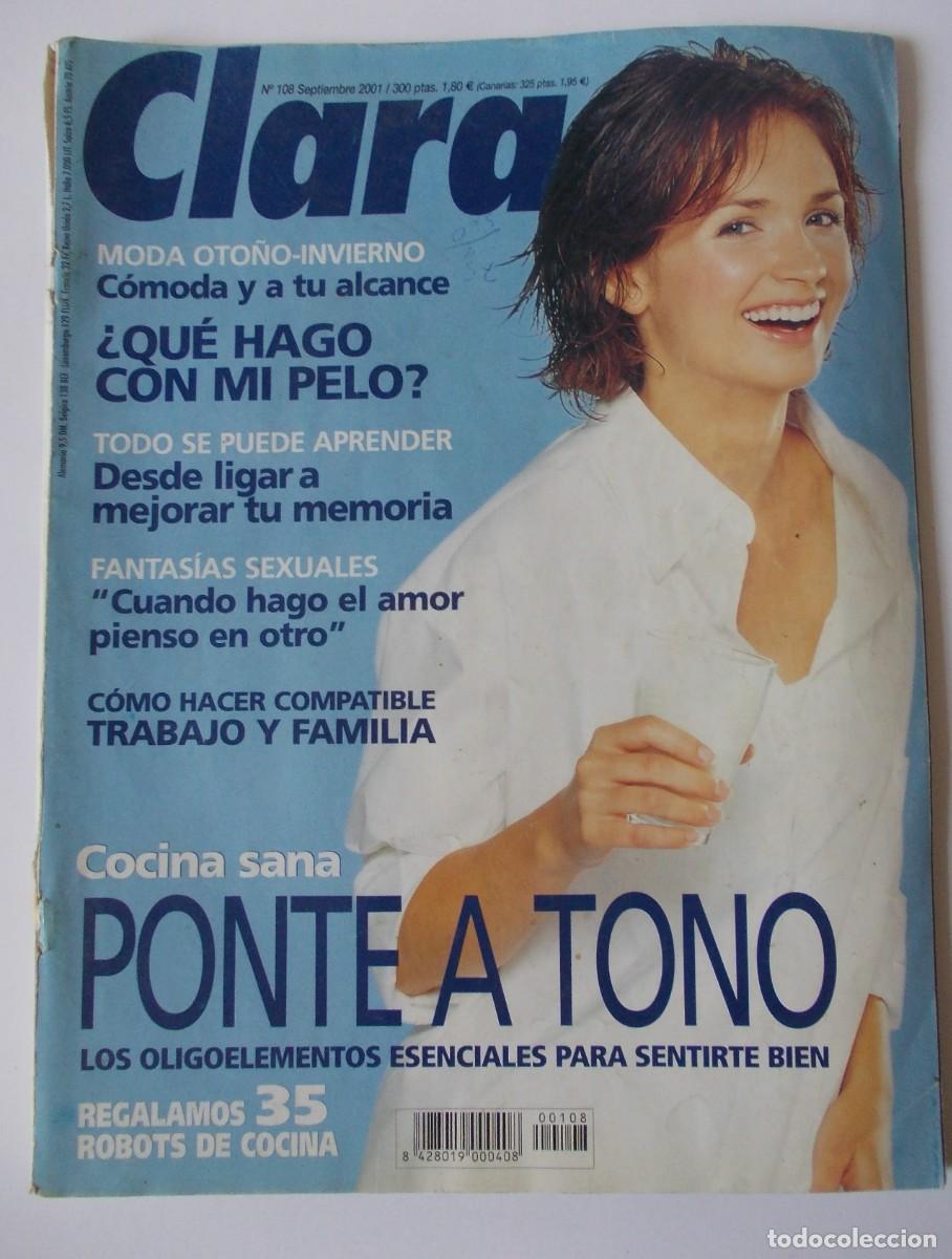 Collezionismo di Riviste e Giornali: Revista Clara numero 108 Septiembre 2001 RBA Edipresse moda otono cocina belleza salud recetas