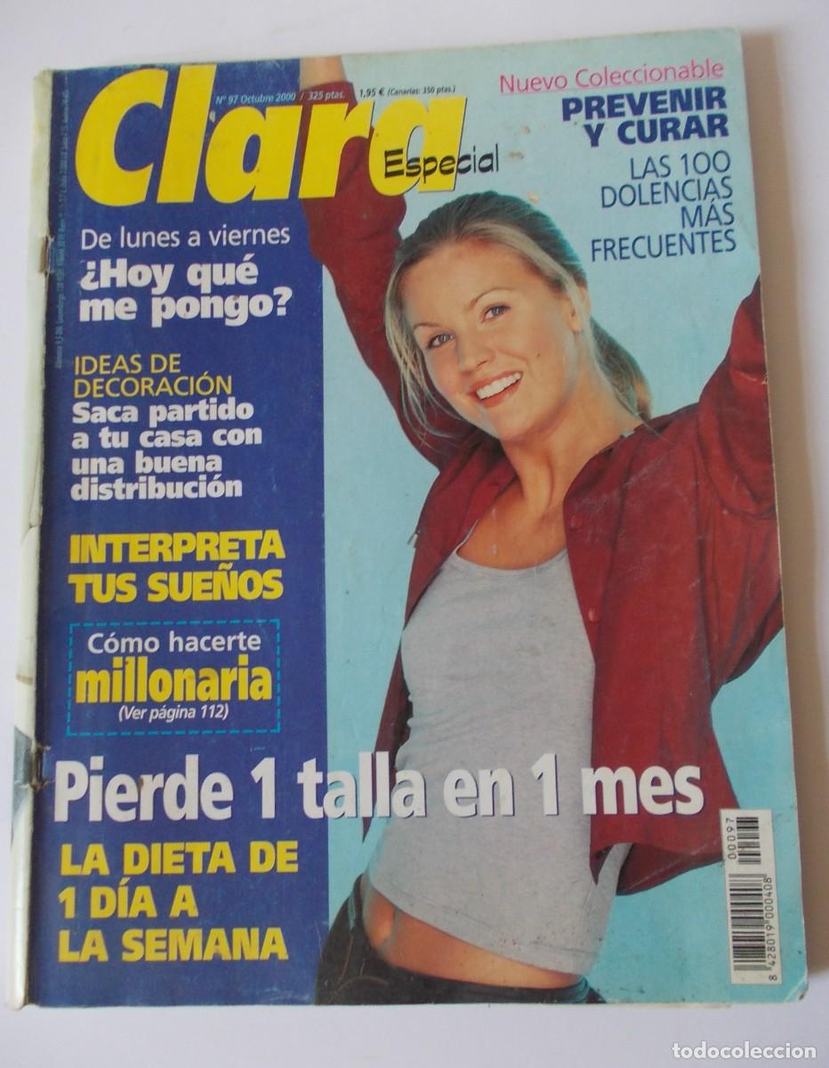 Collezionismo di Riviste e Giornali: Revista Clara Especial numero 97 Octubre 2000 RBA Edipresse prensa femenina moda salud dietas