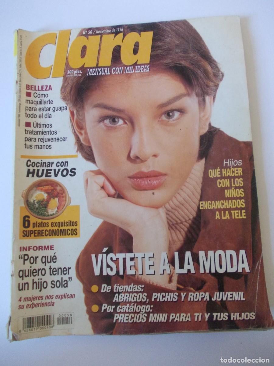 Collectionnisme de Revues et Journaux: Revista Clara numero 50 Noviembre 1996 Editorial Hymsa decoracion recetas reposteria hogar
