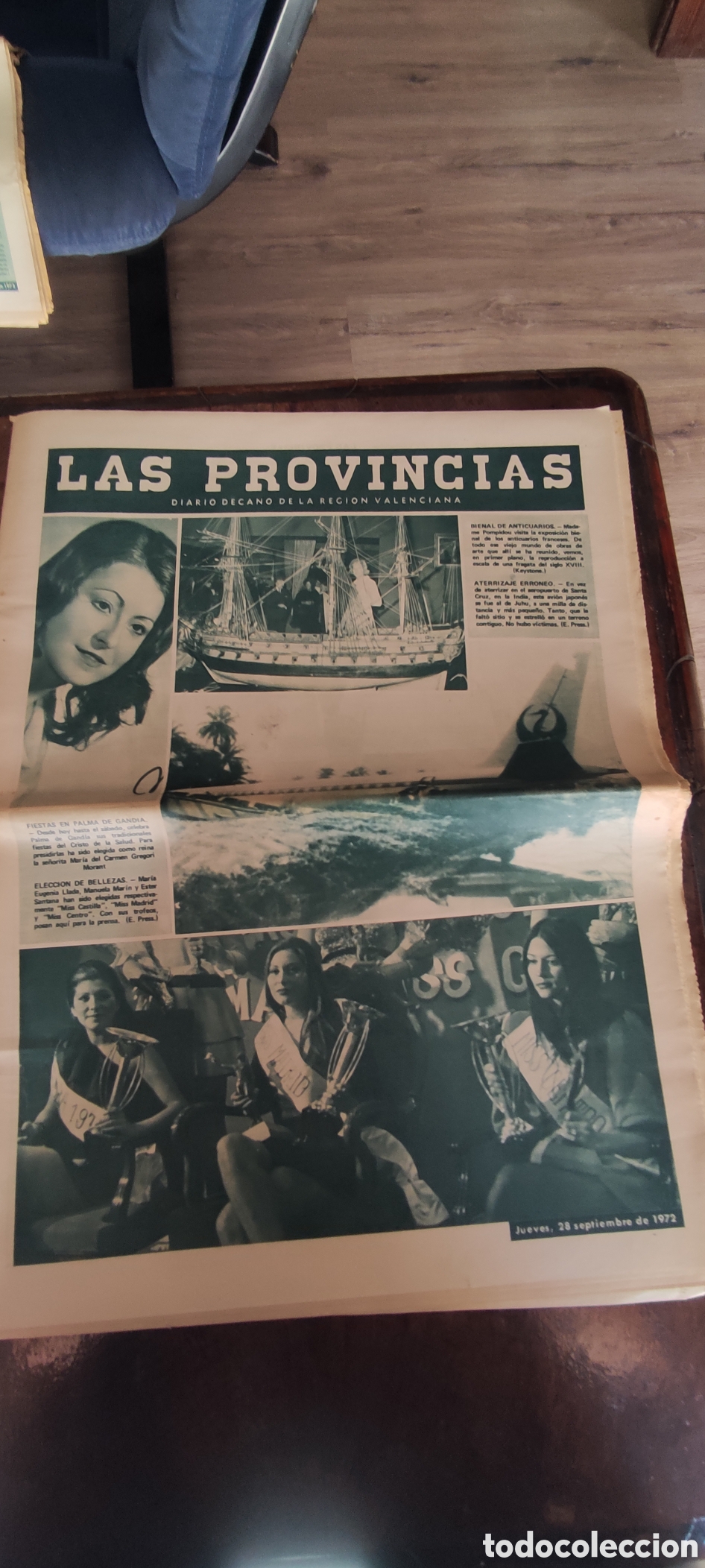 Coleccionismo de revistas y peri&oacute;dicos: Peri&oacute;dico Las Provincias , 28/9/1972