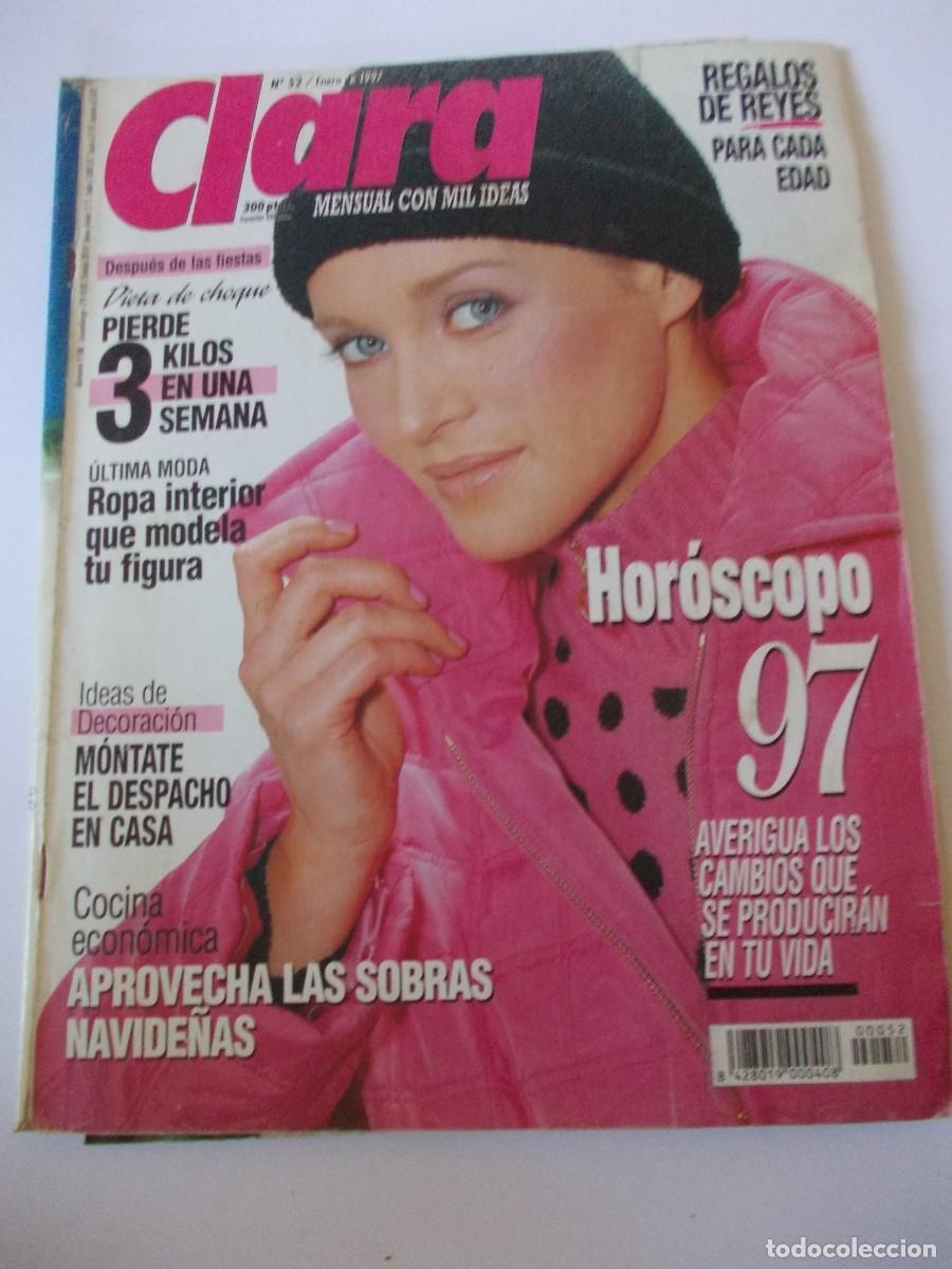 Collezionismo di Riviste e Giornali: Revista Clara numero 52 Enero 1997 vintage prensa femenina horoscopo esoterismo decoracion