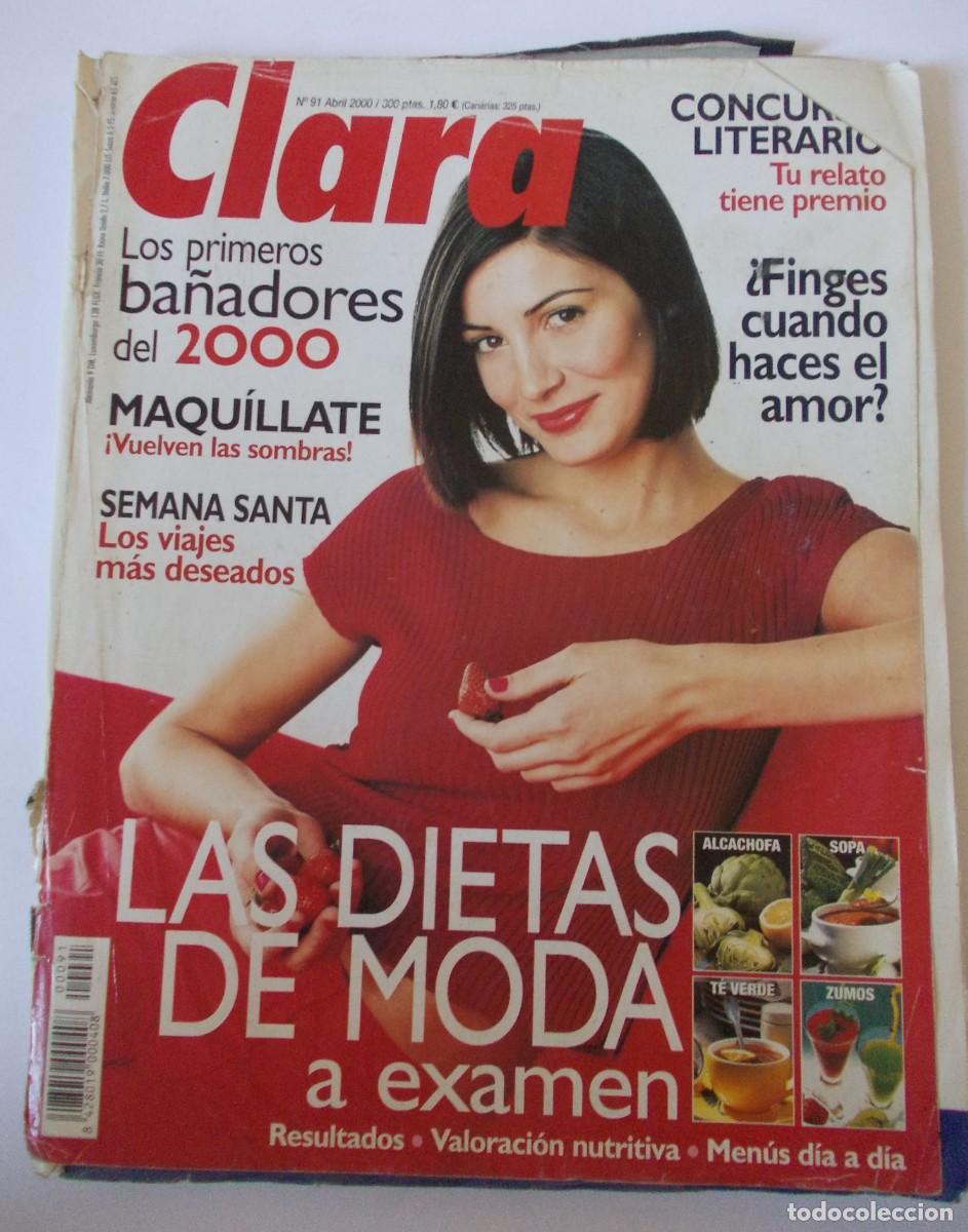 Collezionismo di Riviste e Giornali: Revista Clara n&ordm; 91 Abril 2000 ba&ntilde;adores dietas viajes maquillaje vintage prensa espa&ntilde;ola
