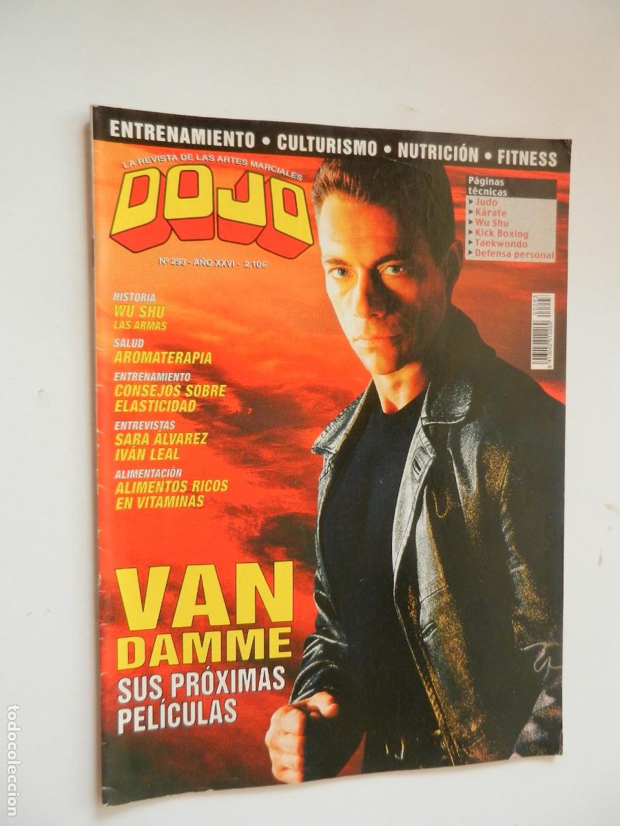 Coleccionismo de revistas y peri&oacute;dicos: DOJO N&ordm; 293- VAN DAMME SUS PROXIMAS PEL&Iacute;CULAS