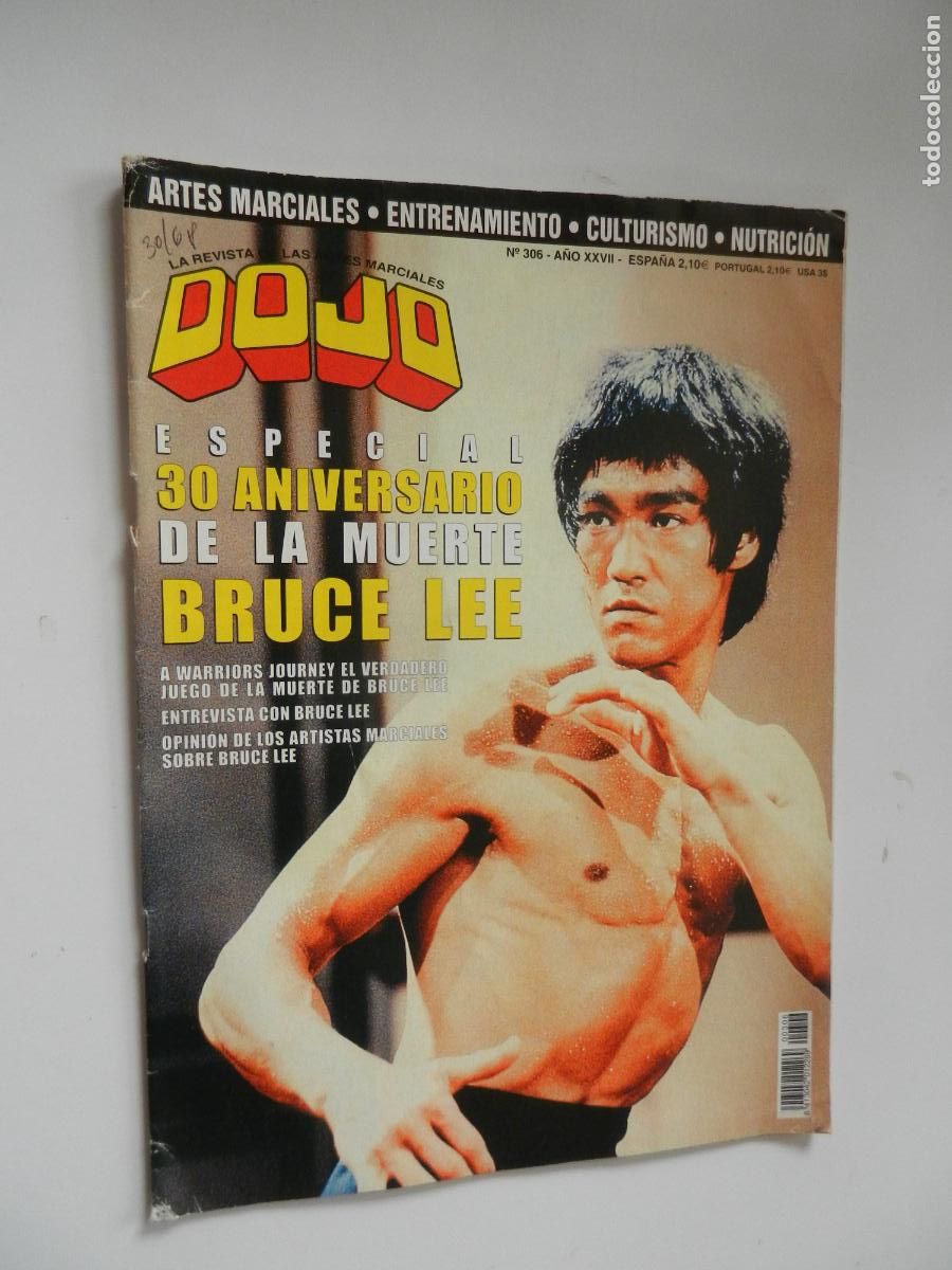 Coleccionismo de revistas y peri&oacute;dicos: REVISTA DOJO N&ordm; 306 - BRUCE LEE ESPECIAL 30 ANIVERSARIO DE LA MUERTE CON POSTER