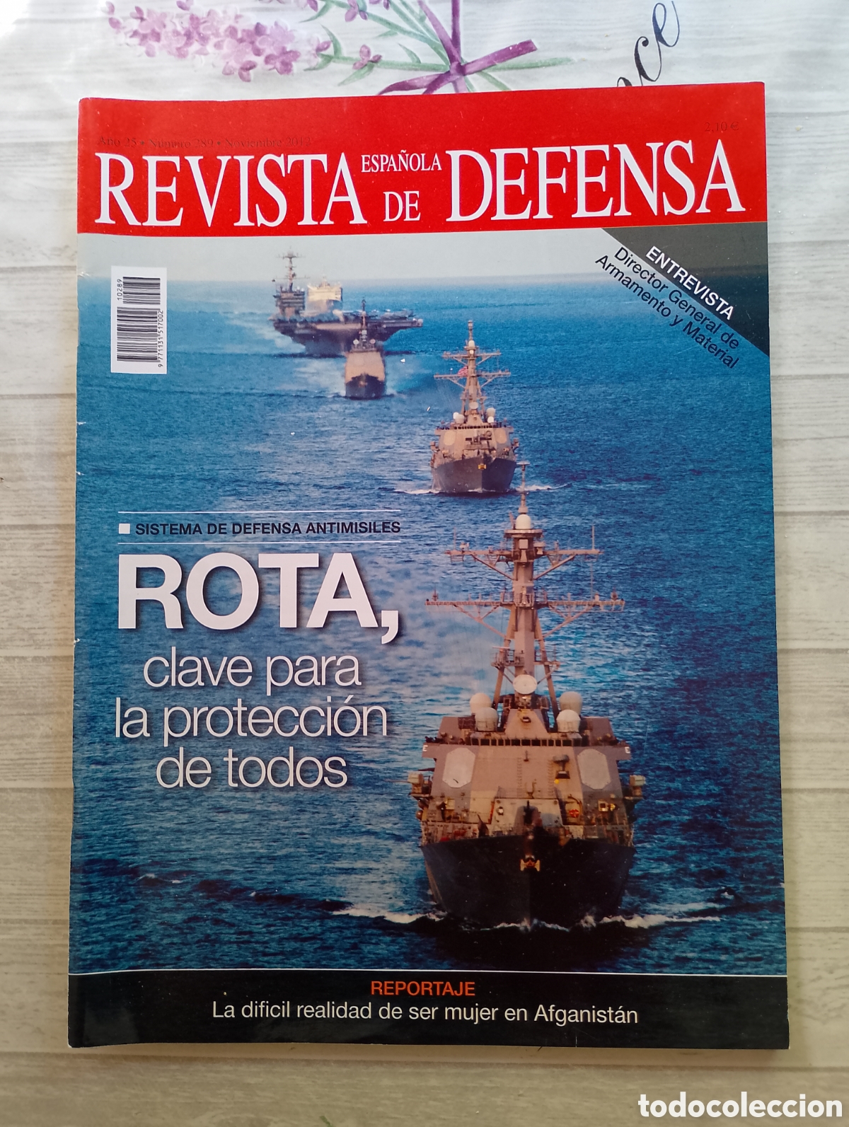 Coleccionismo de revistas y peri&oacute;dicos: Revista de Defensa. 6 ejemplares