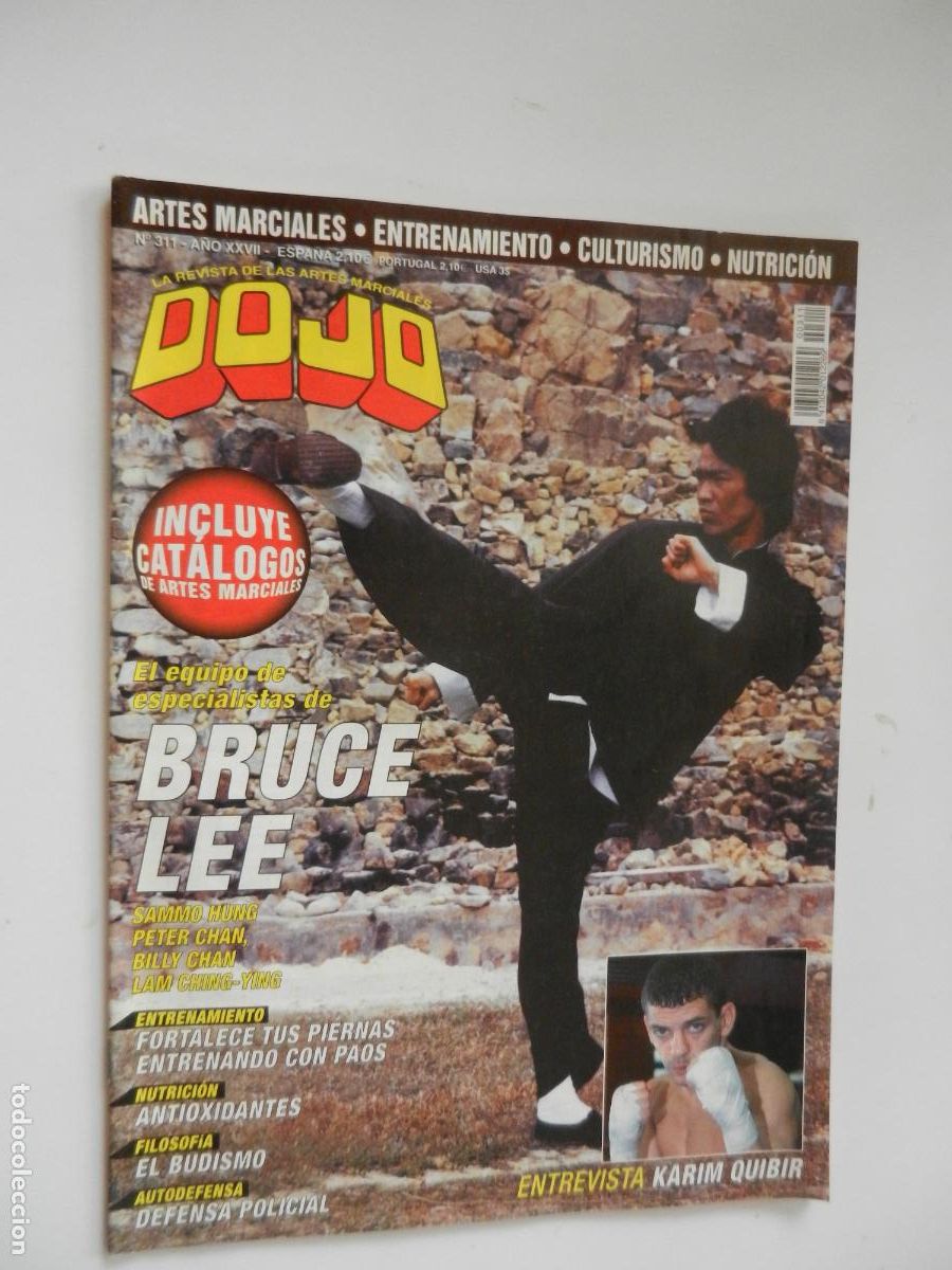 Coleccionismo de revistas y peri&oacute;dicos: DOJO N&ordm; 311- BRUCE LEEEL EQUIPO DE ESPECIALISTAS - CON POSTER