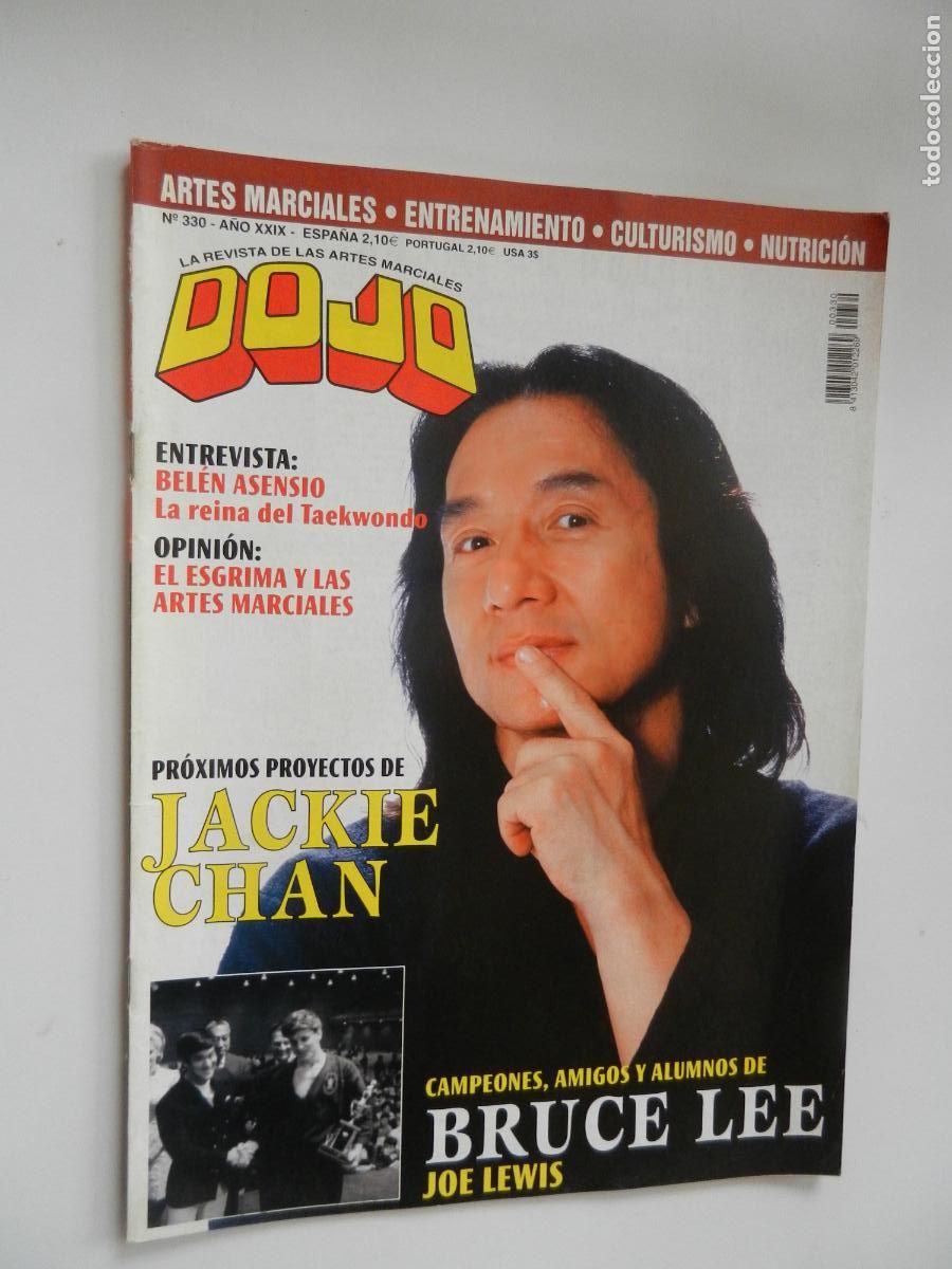Coleccionismo de revistas y peri&oacute;dicos: DOJO N&ordm; 330 - JACKIE CHAN - BRUCE LEE - CON POSTER -