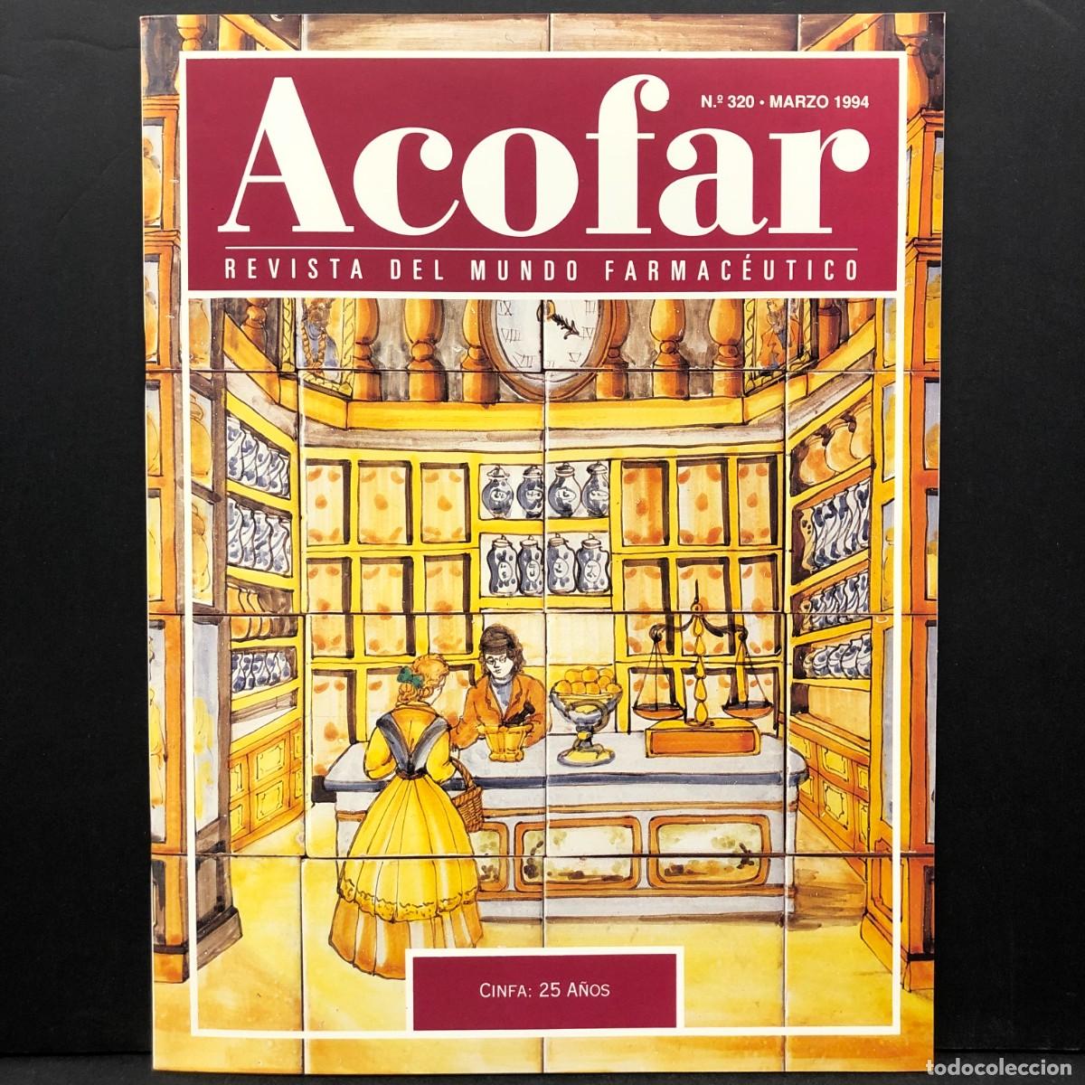 Coleccionismo de revistas y peri&oacute;dicos: REVISTA DEL MUNDO FARMAC&Eacute;UTICO - N&ordm;320 - MARZO 1994 - EDITORIAL CINFA / 1077
