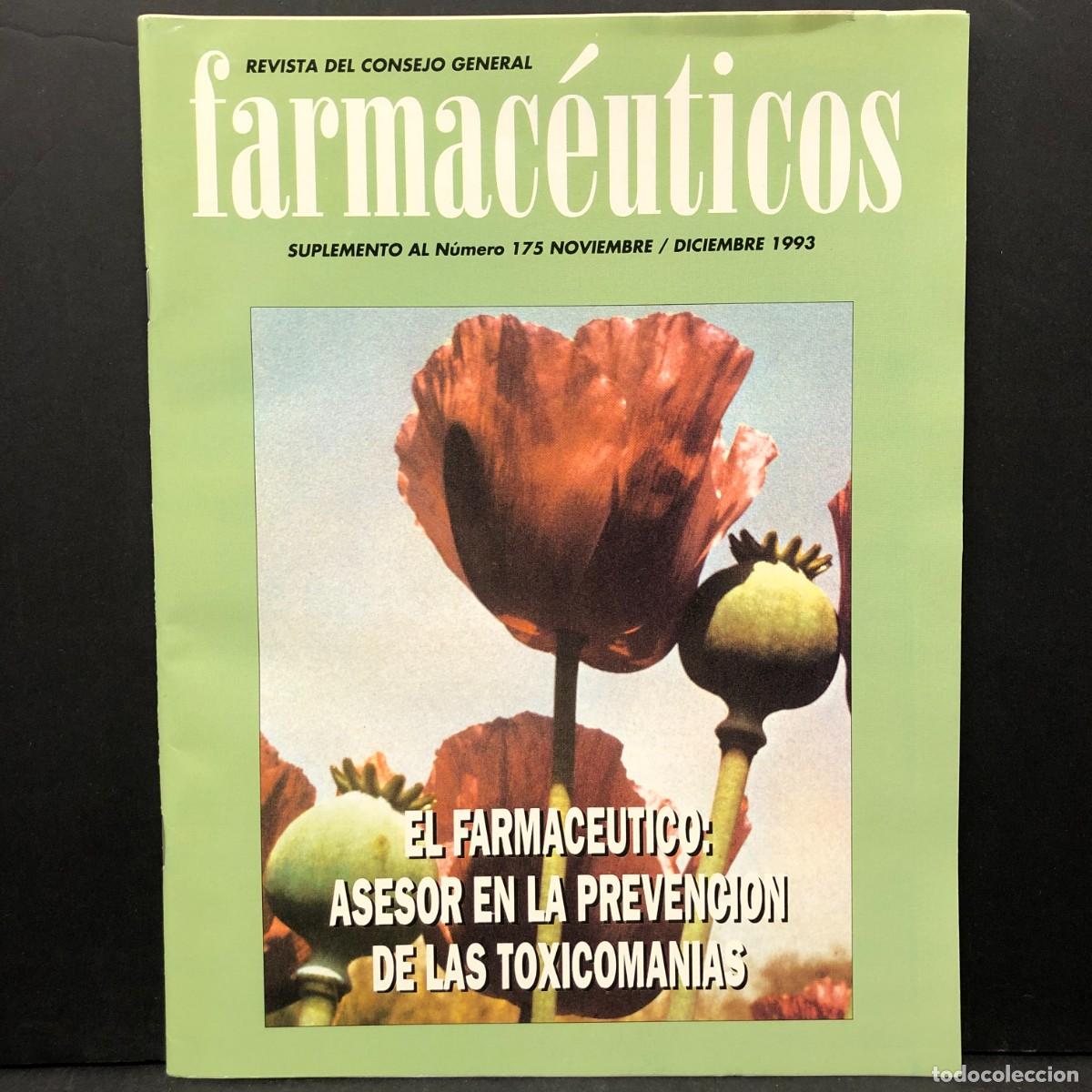Coleccionismo de revistas y peri&oacute;dicos: REVISTA DEL CONSEJO GENERAL FARMAC&Eacute;UTICOS - N&ordm; 175 - NOV-DIC - 1993 - MALPE / 1079
