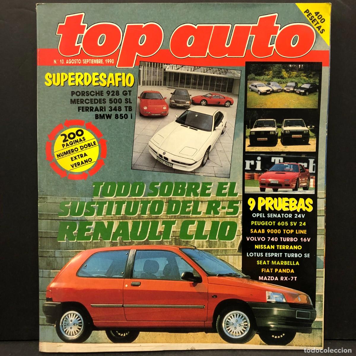 Coleccionismo de revistas y peri&oacute;dicos: TOP AUTO - N&ordm;10 - AGOSTO/SEPTIEMBRE - 1990 - AUTOMOBILISMO / 1086
