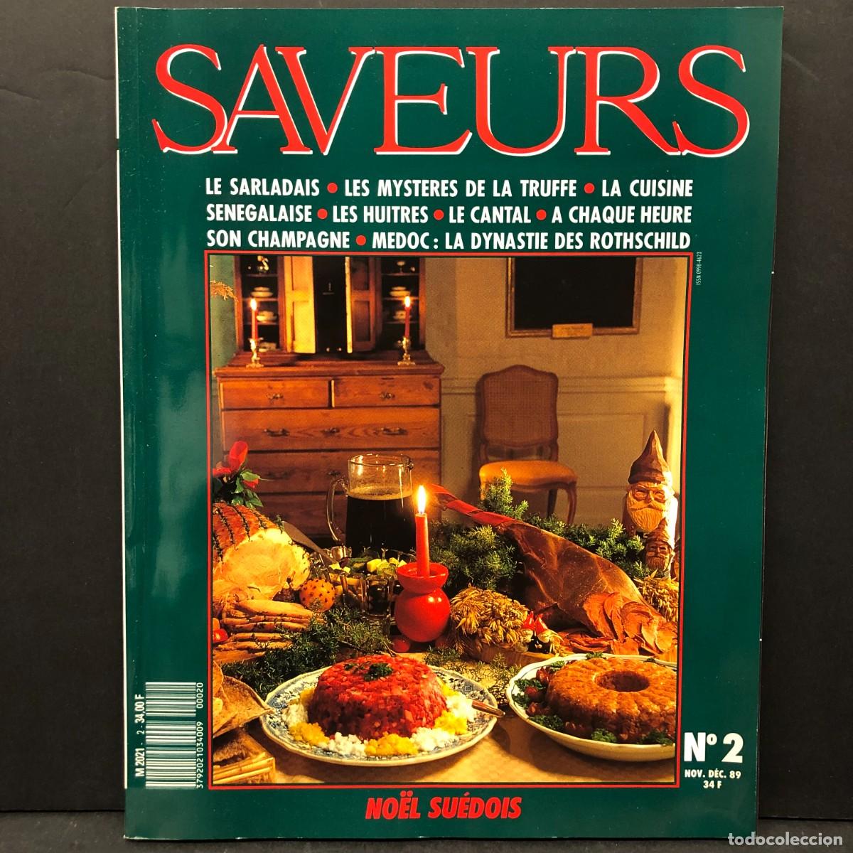 Coleccionismo de revistas y peri&oacute;dicos: SAVEURS - N&ordm;2 - NOV/DEC - 1989 - NO&Euml;L SU&Eacute;DOIS / 1087