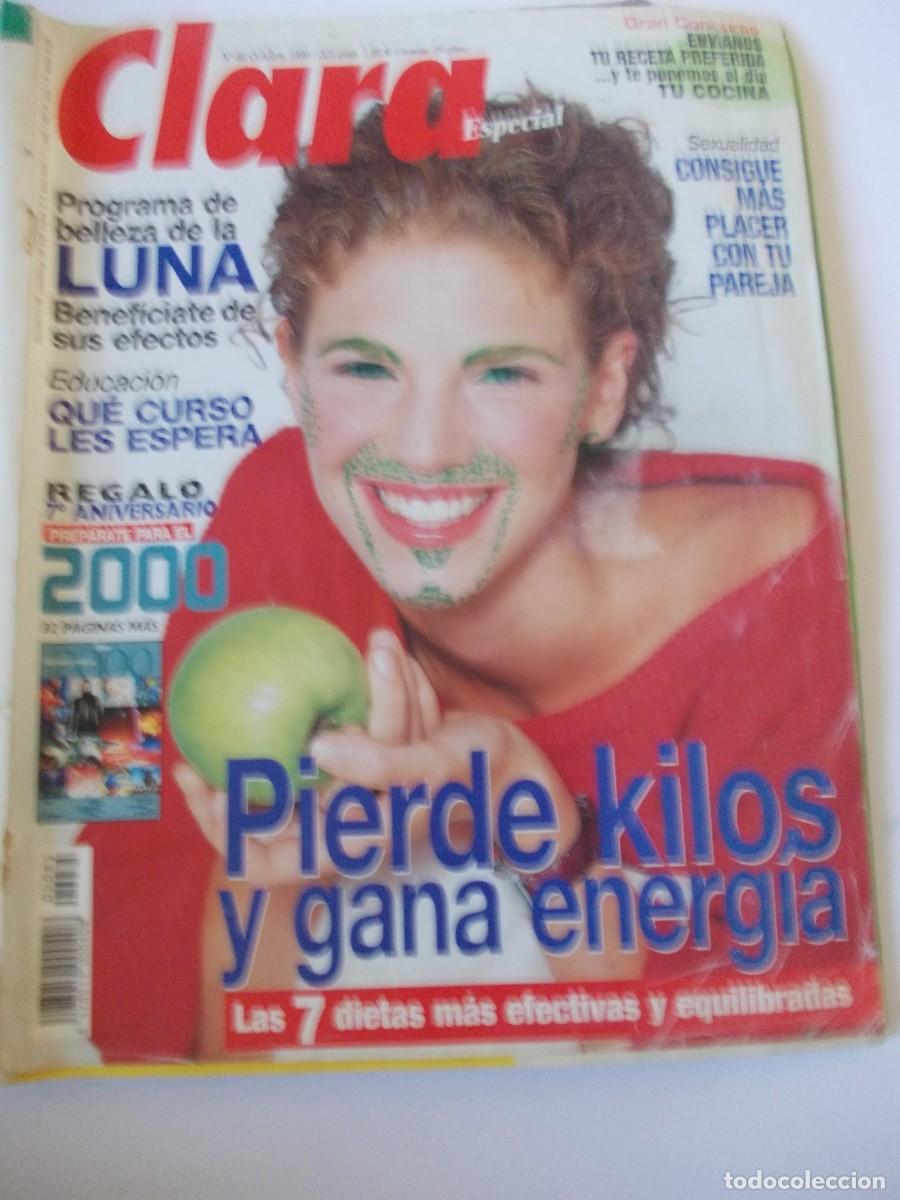Sammeln von Zeitschriften und Zeitungen: Revista Clara Especial Numero 85 Octubre 1999 Jordi Gonzalez Entrevistas Moda Belleza Dietas Salud