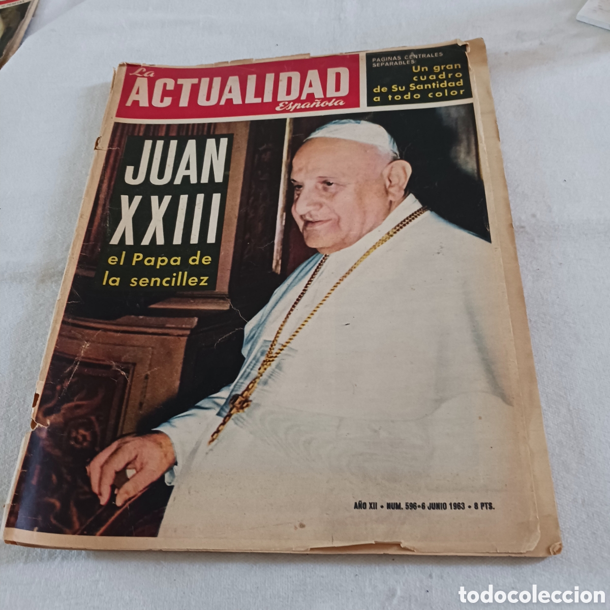 Sammeln von Zeitschriften und Zeitungen: La Actualidad Espa&ntilde;ola,A&ntilde;o XII,num 596 de 7 junio 1963
