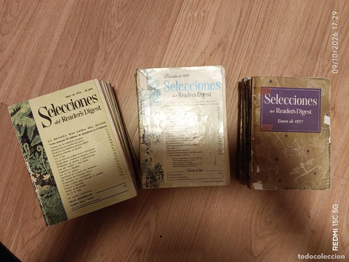 Coleccionismo de revistas y peri&oacute;dicos: Lote 33 n&uacute;meros antiguos &rdquo;Selecciones del Reader's Digest&rdquo; en espa&ntilde;ol
