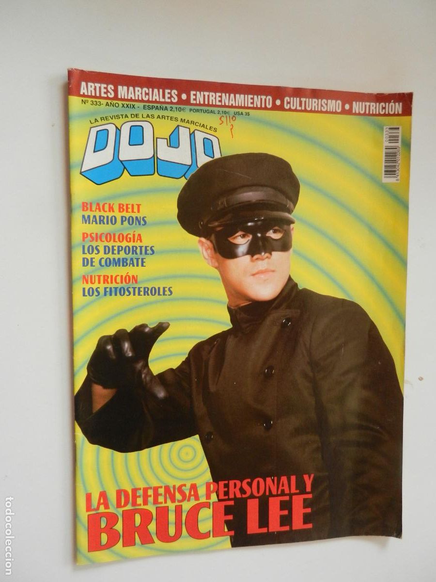 Coleccionismo de revistas y peri&oacute;dicos: DOJO N&ordm; 333 - LA DEFENSA PERSONAL Y BRUCE LEE CON POSTER -