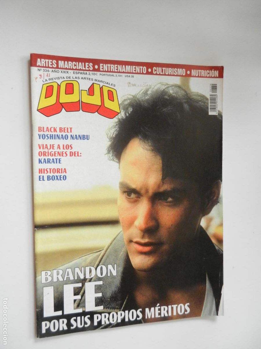 Coleccionismo de revistas y peri&oacute;dicos: DOJO N&ordm; 334 - BRANDO LEE OPOR SUS PROPIOS M&Eacute;RITOS - CON POSTER