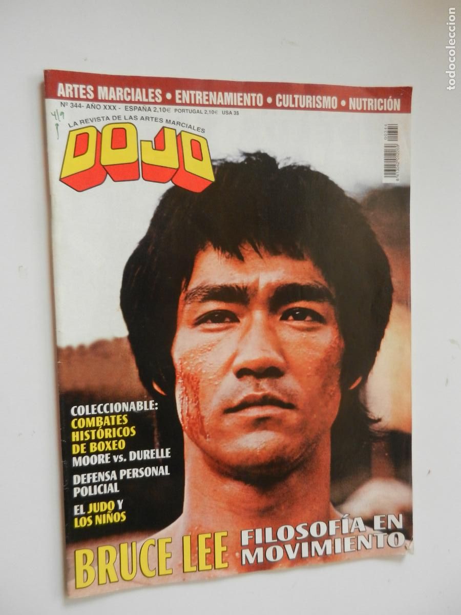 Coleccionismo de revistas y peri&oacute;dicos: DOJO N&ordm; 344- FILOSOPIA EN MOVIMIENTO BRUCE LEE CON POSTER