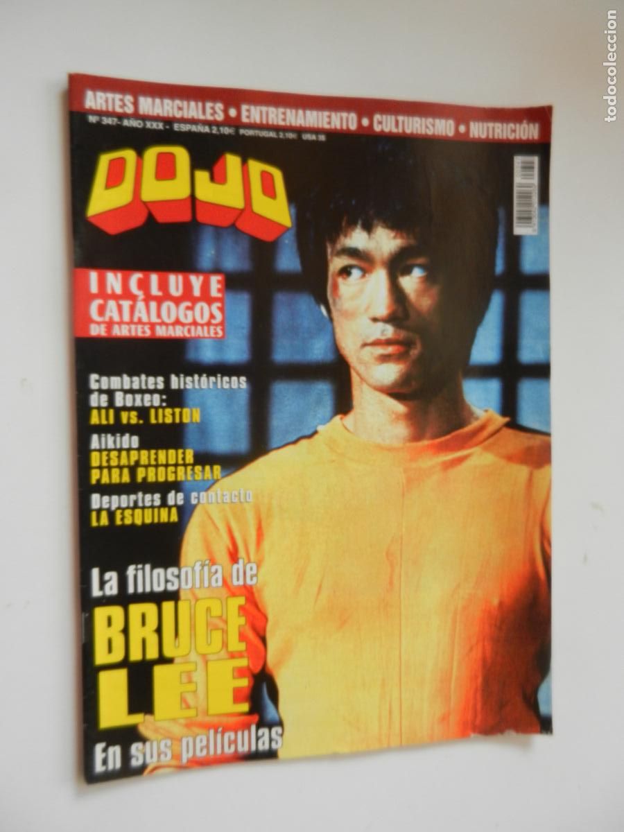 Coleccionismo de revistas y peri&oacute;dicos: DOJO N&ordm; 347-LA FILOSOFIA DE BRUCE LEE EN SUS PELICULAS CON POSTER