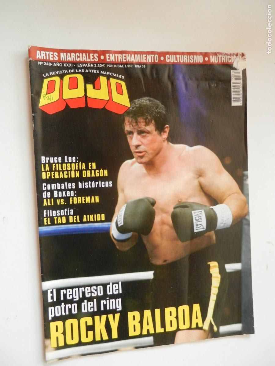 Coleccionismo de revistas y peri&oacute;dicos: DOJO N&ordm; 348- SILVESTER STALONE - ROCKY BALBOA- CON POSTER