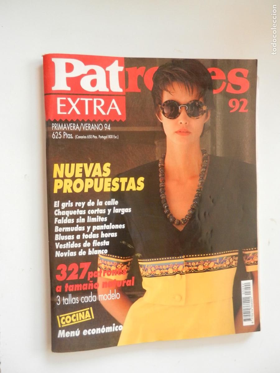 Coleccionismo de revistas y peri&oacute;dicos: PATRONES REVISTA N&ordm; 92 -EXTRA -NUEVAS PROPUESTAS - CON PATRONES Y EXPLICACIONES