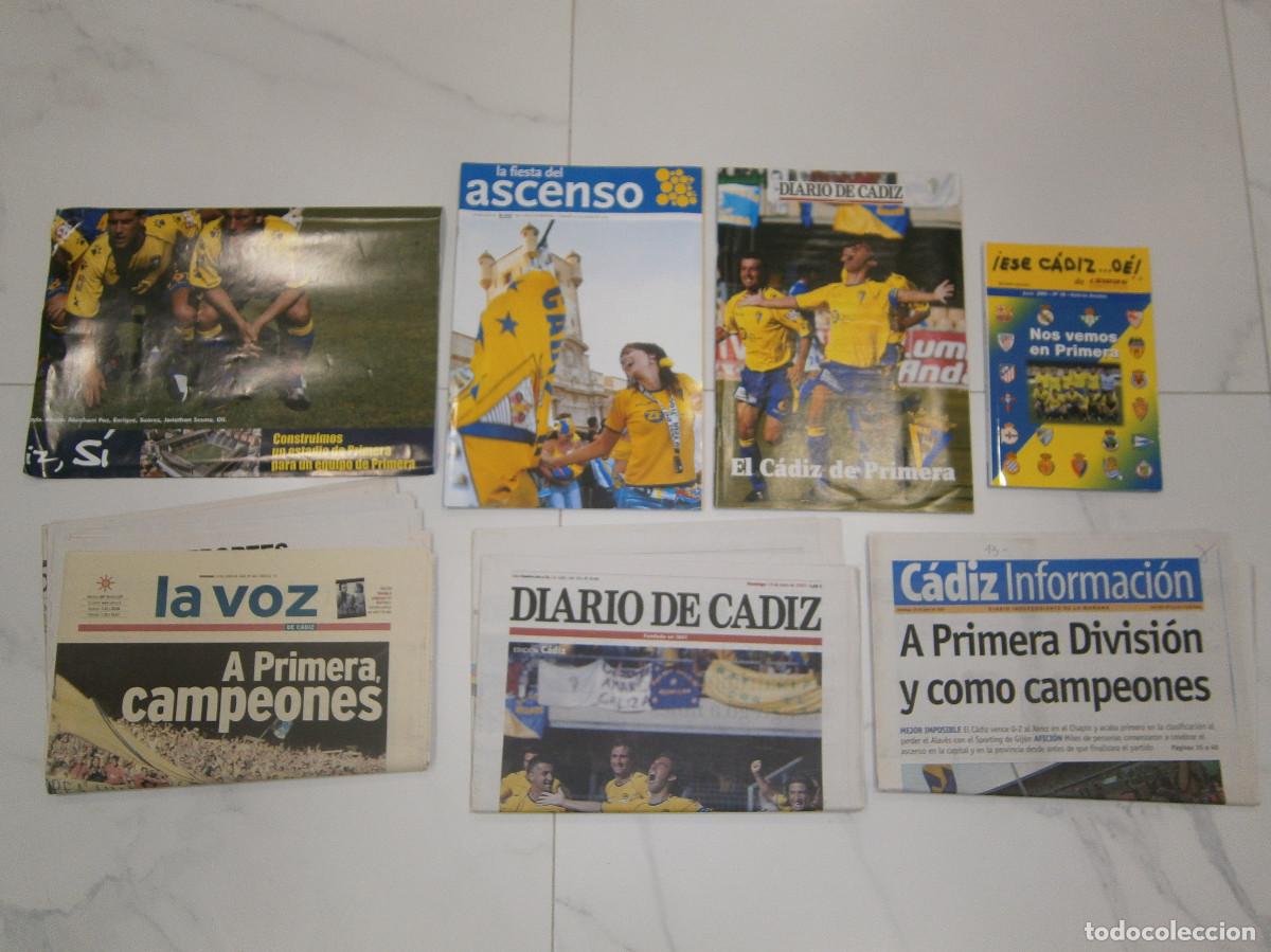 Coleccionismo de revistas y peri&oacute;dicos: Ascenso C&aacute;diz C.F. - Peri&oacute;dicos y revistas 19 Junio 2005