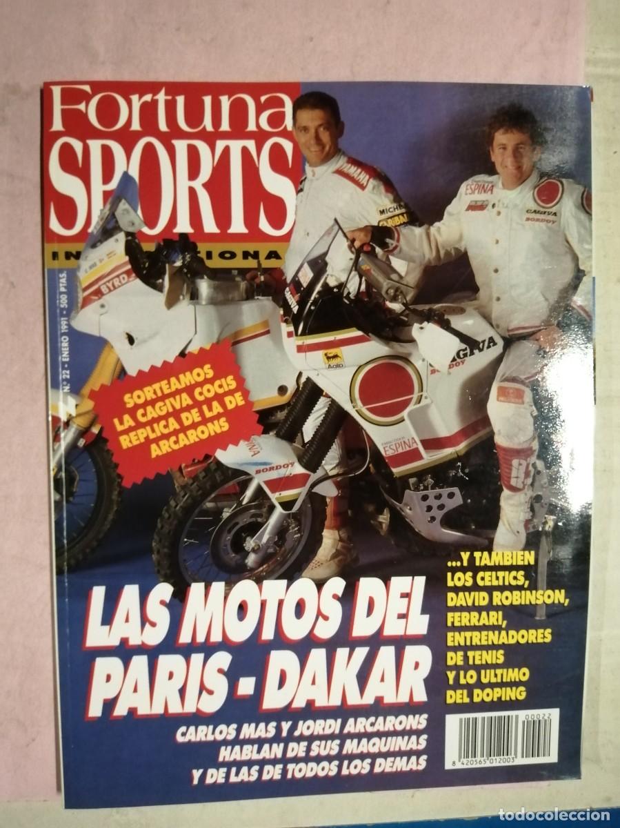 Coleccionismo de revistas y peri&oacute;dicos: REVISTA FORTUNA SPORTS (NUMERO 22) LAS MOTOS DEL PARIS DAKAR - JORDI ARCARONS - CARLOS MAS -...