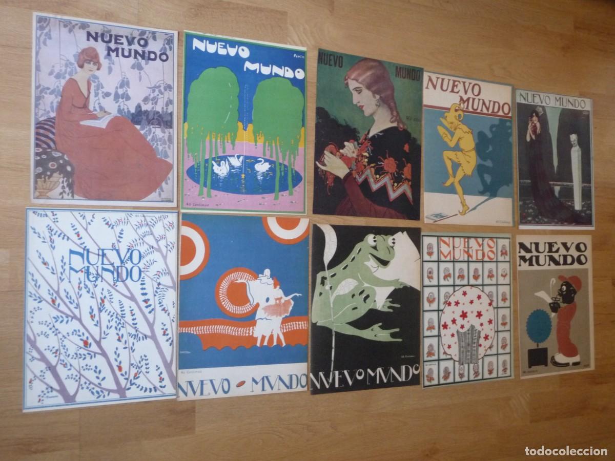 Collezionismo di Riviste e Giornali: LOTE 10 PORTADAS DE LA REVISTA NUEVO MUNDO DEL A&Ntilde;O 1920