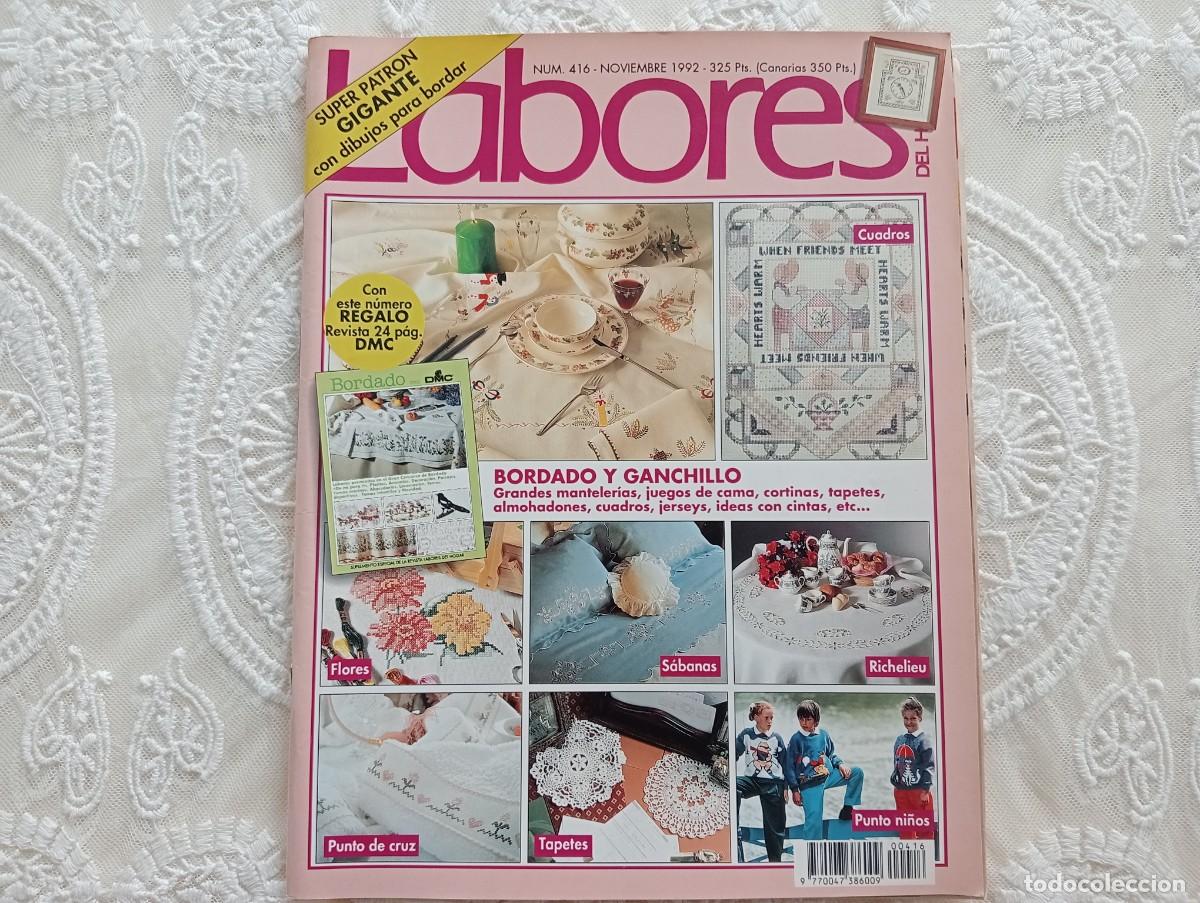 Coleccionismo de revistas y peri&oacute;dicos: LABORES DEL HOGAR N&ordm; 416 &ndash; NOVIEMBRE 1992 &ndash; BORDADO, PUNTO DE CRUZ Y GANCHILLO