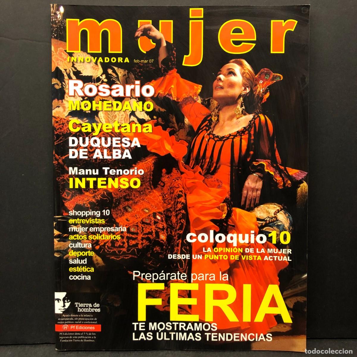 Coleccionismo de revistas y peri&oacute;dicos: MUJER INNOVADORA - ROSARIO, MOHEDANO, CAYETANA, DUQUESA DE ALBA - FEBRERO-MARZO 2007 / 1159