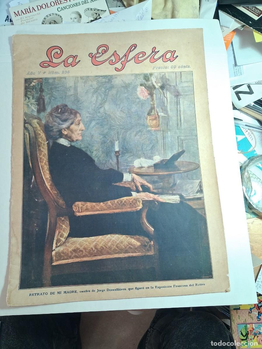 Coleccionismo de revistas y peri&oacute;dicos: revista la esfera n&ordm; 236. 6 de julio de 1918 (buen estado)