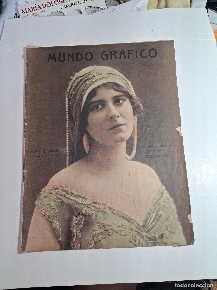 Coleccionismo de revistas y peri&oacute;dicos: revista mundo gr&aacute;fico n&ordm; 80. 7 mayo 1913 (buen estado)