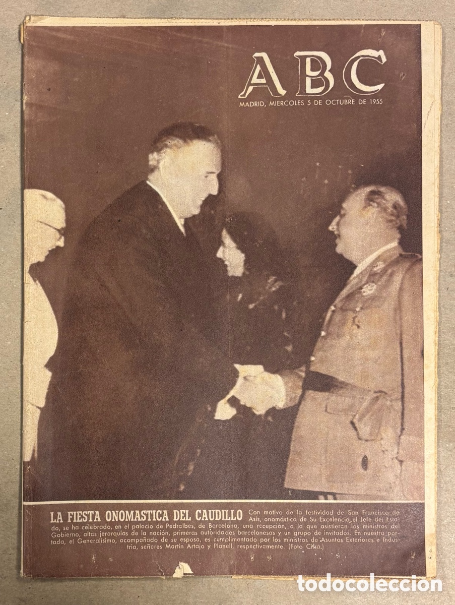 Coleccionismo de revistas y peri&oacute;dicos: FRANCO INAUGURA F&Aacute;BRICA SEAT BARCELONA, INAUGURADO HOSPITAL FRANCISCO FRANCO BARCELONA,&hellip;