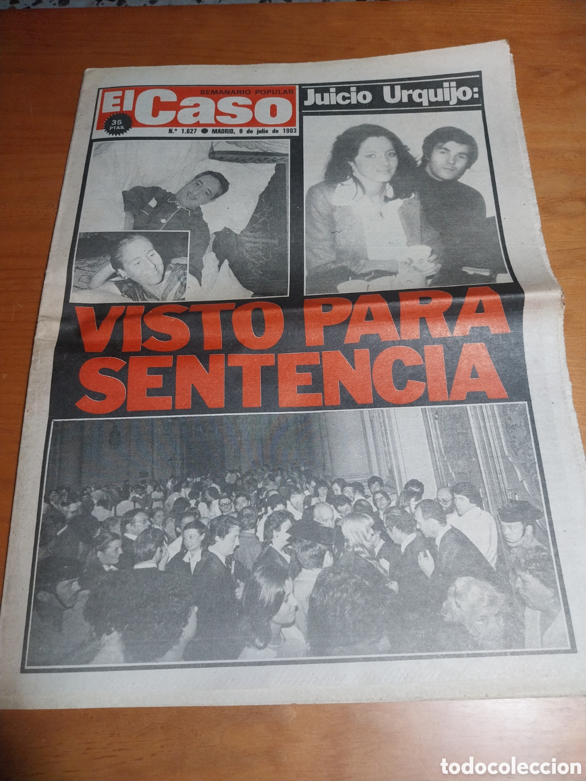 Colecionismo de Revistas e Jornais: EL CASO 1983 VISTO PARA SENTENCIA JUICIO URQUIJO. SALVAJISMO EN LA COSTA DE TARRAGONA