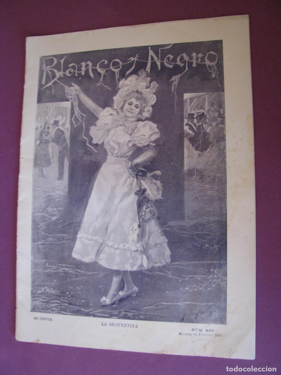 Coleccionismo de revistas y peri&oacute;dicos: REVISTA BLANCO Y NEGRO. N&ordm; 460. FEBRERO 1900.