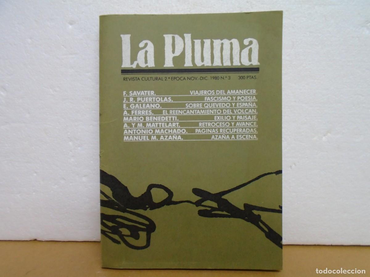 Coleccionismo de revistas y peri&oacute;dicos: LA PLUMA/REVISTA CULTURAL,2&ordf; EPOCA NOV-DIC-1980 N&ordm;3/ 136 PAGINAS.