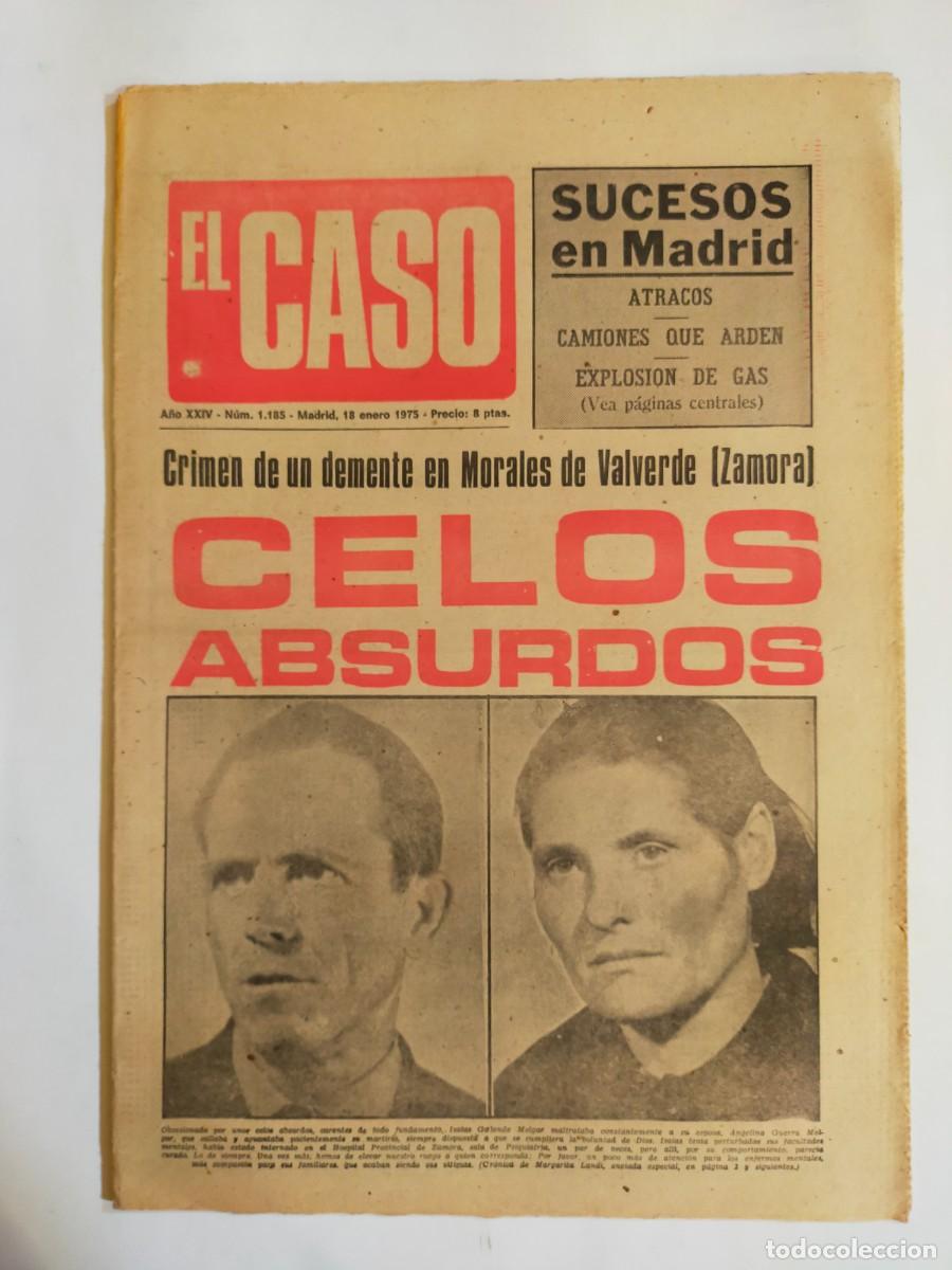 Coleccionismo de revistas y peri&oacute;dicos: PERIODICO &rdquo;EL CASO&rdquo; SEMANARIO DE SUCESOS N&ordm; 1185 - A&Ntilde;O 1975