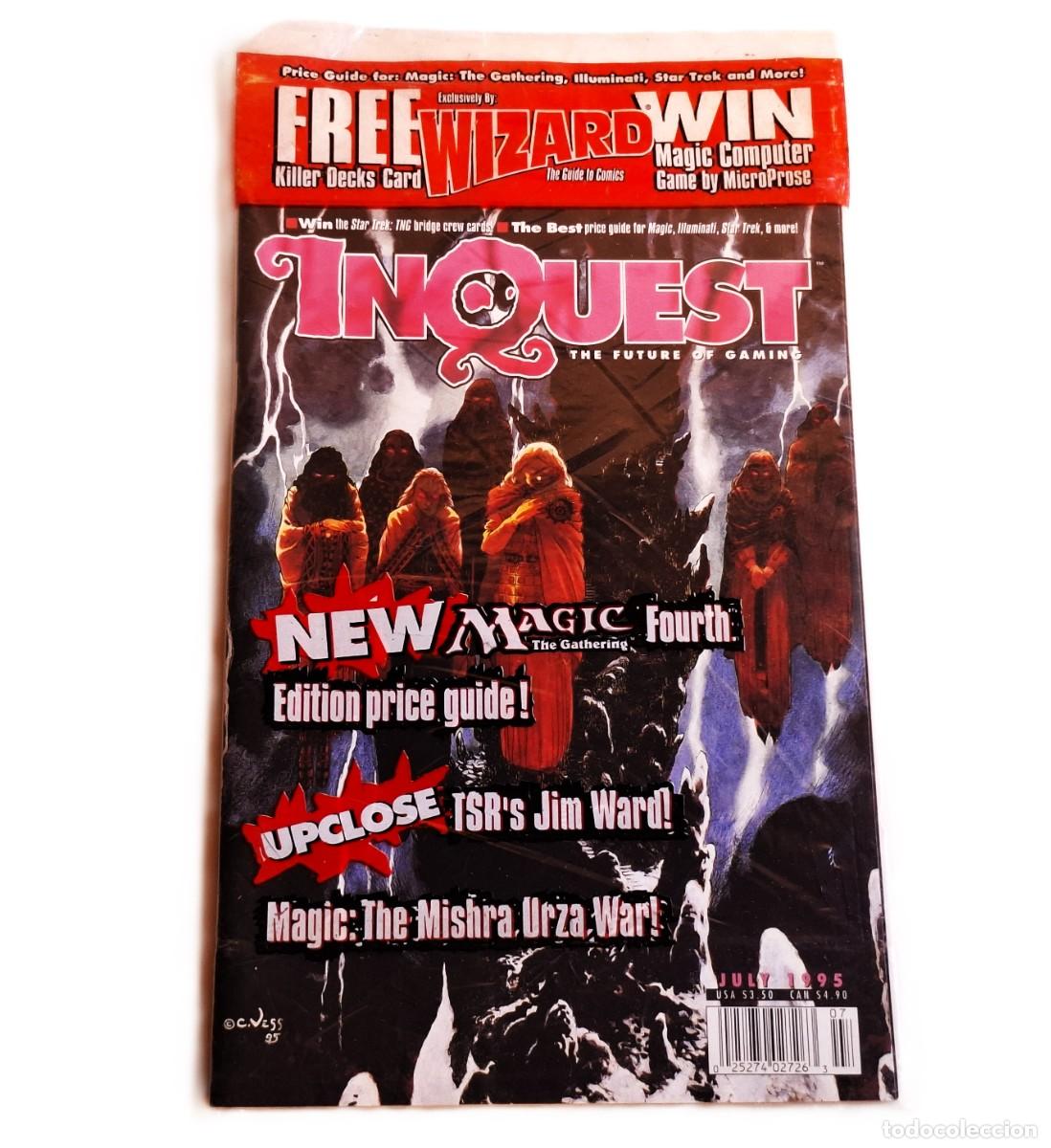 Collection Magazines and Newspapers: INQUEST MAGAZINE #3 MTG MAGIC THE GATHERING JULIO 1995 - NUEVA Y SELLADA