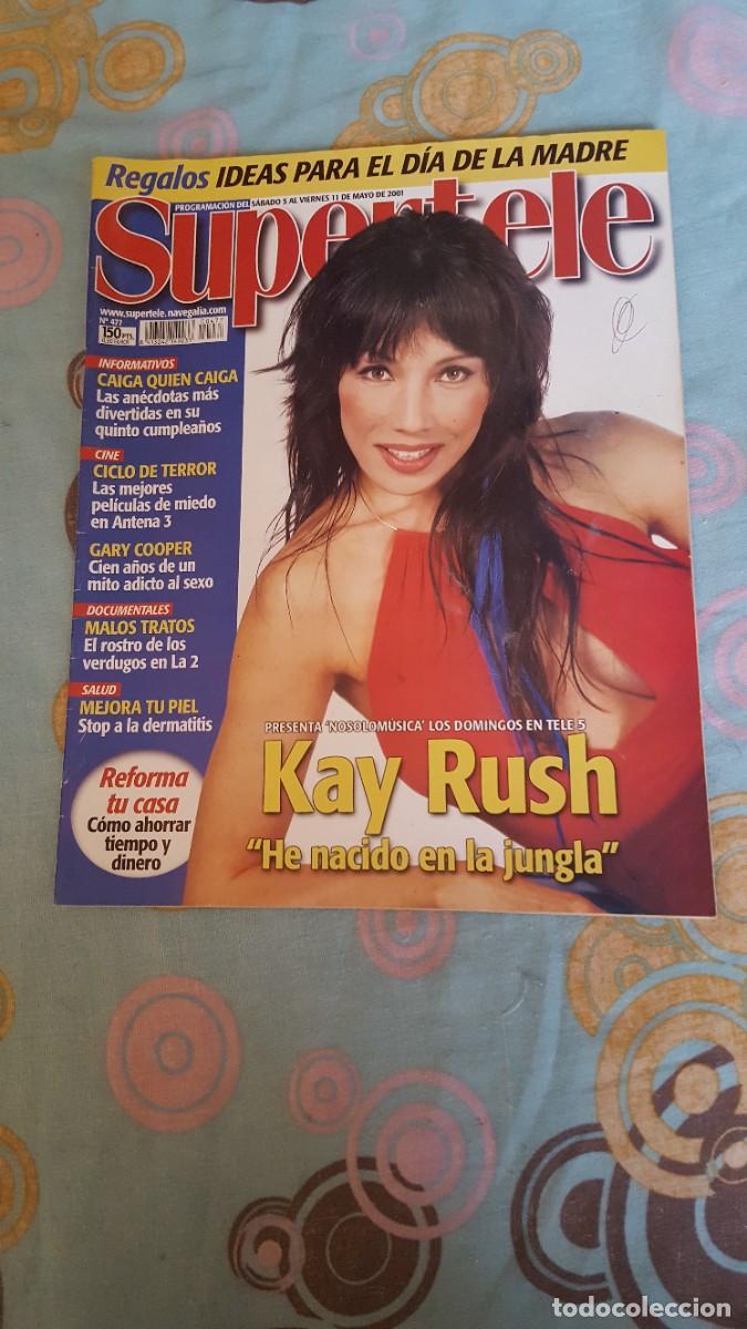 Coleccionismo de revistas y peri&oacute;dicos: Revista Supertele n&deg;477. Reportaje y fotos de Gary Cooper, pasatiempos, car&aacute;tulas de cine...A&ntilde;o 2001