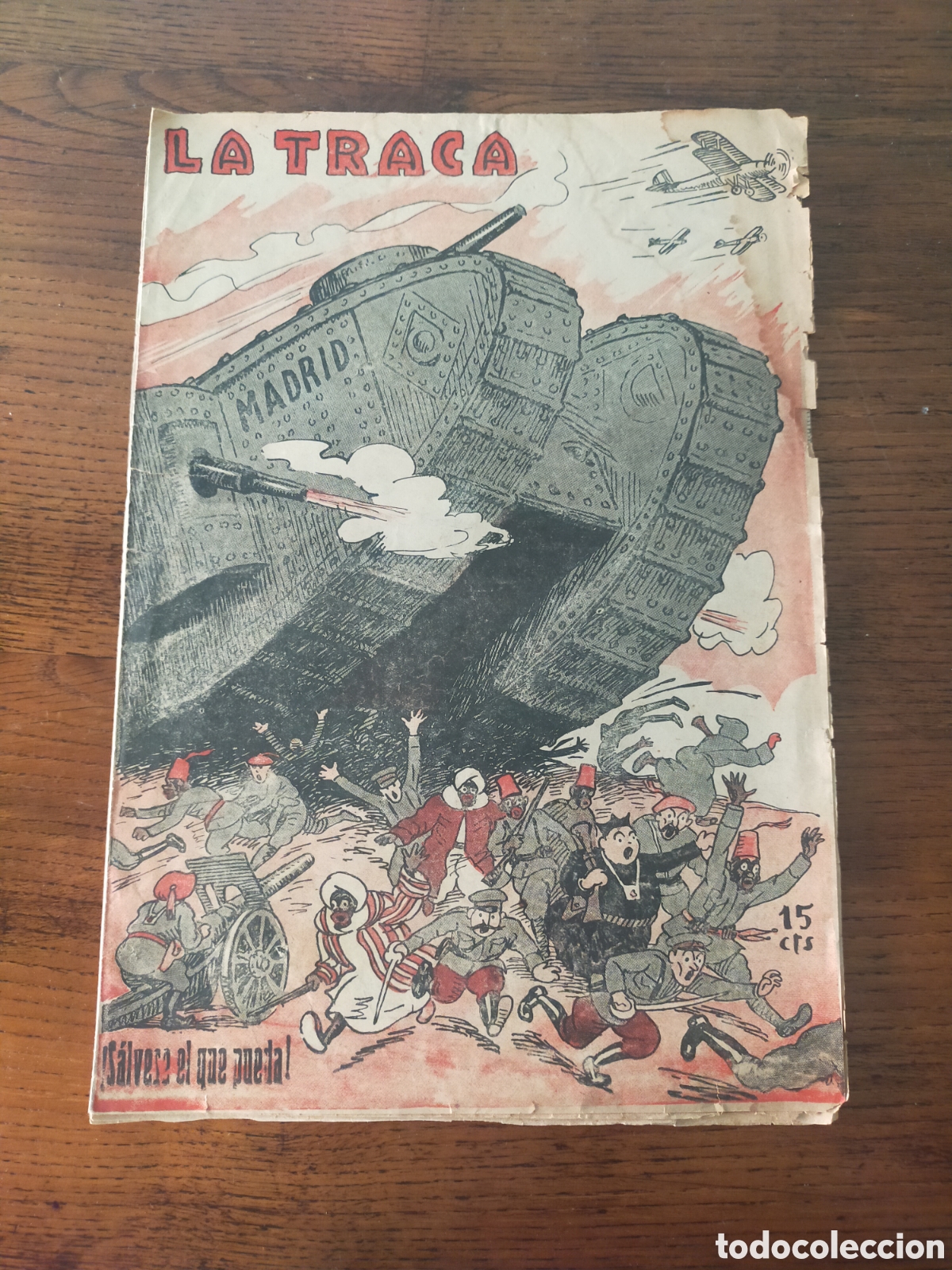 Colecionismo de Revistas e Jornais: HOJA REVISTA SAT&Iacute;RICA LA TRACA