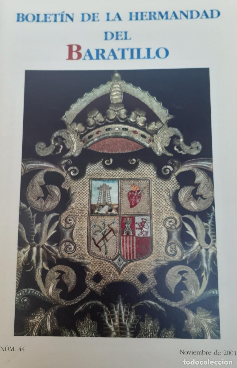 Coleccionismo de revistas y peri&oacute;dicos: SEMANA SANTA SEVILLA, BOLETIN HERMANDAD DEL BARATILLO N&ordm; 44, NOVIEMBRE 2001