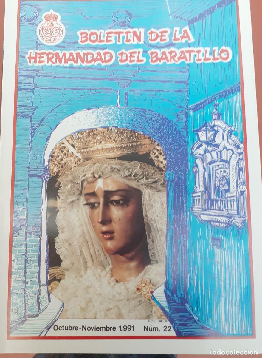 Coleccionismo de revistas y peri&oacute;dicos: SEMANA SANTA SEVILLA, BOLET&Iacute;N HERMANDAD DEL BARATILLO N&ordm; 22, OCTUBRE-NOVIEMBRE 1991