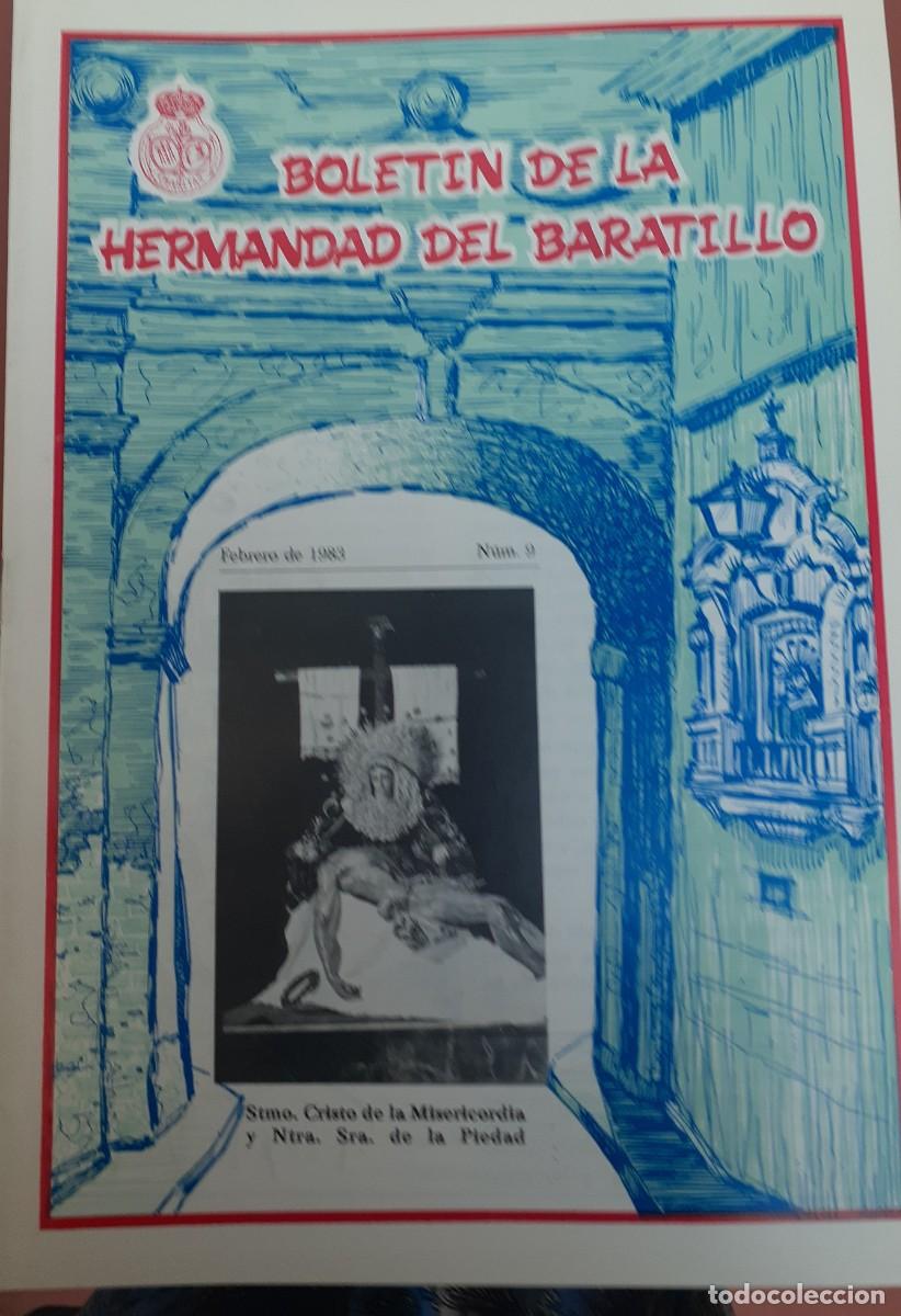 Coleccionismo de revistas y peri&oacute;dicos: SEMANA SANTA SEVILLA, BOLET&Iacute;N HERMANDAD DEL BARATILLO N&ordm; 9, FEBRERO 1983