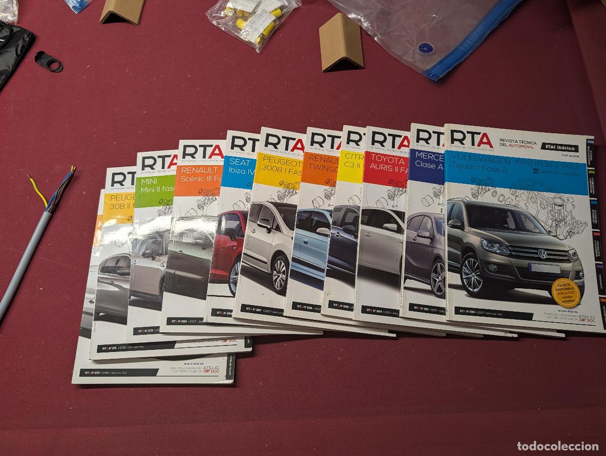 Coleccionismo de revistas y peri&oacute;dicos: LOTE DE 101 REVISTAS REVISTA TECNICA DEL AUTOMOVIL RTA DE NUMEROS 145 A 270 APROXIMADAMENTE