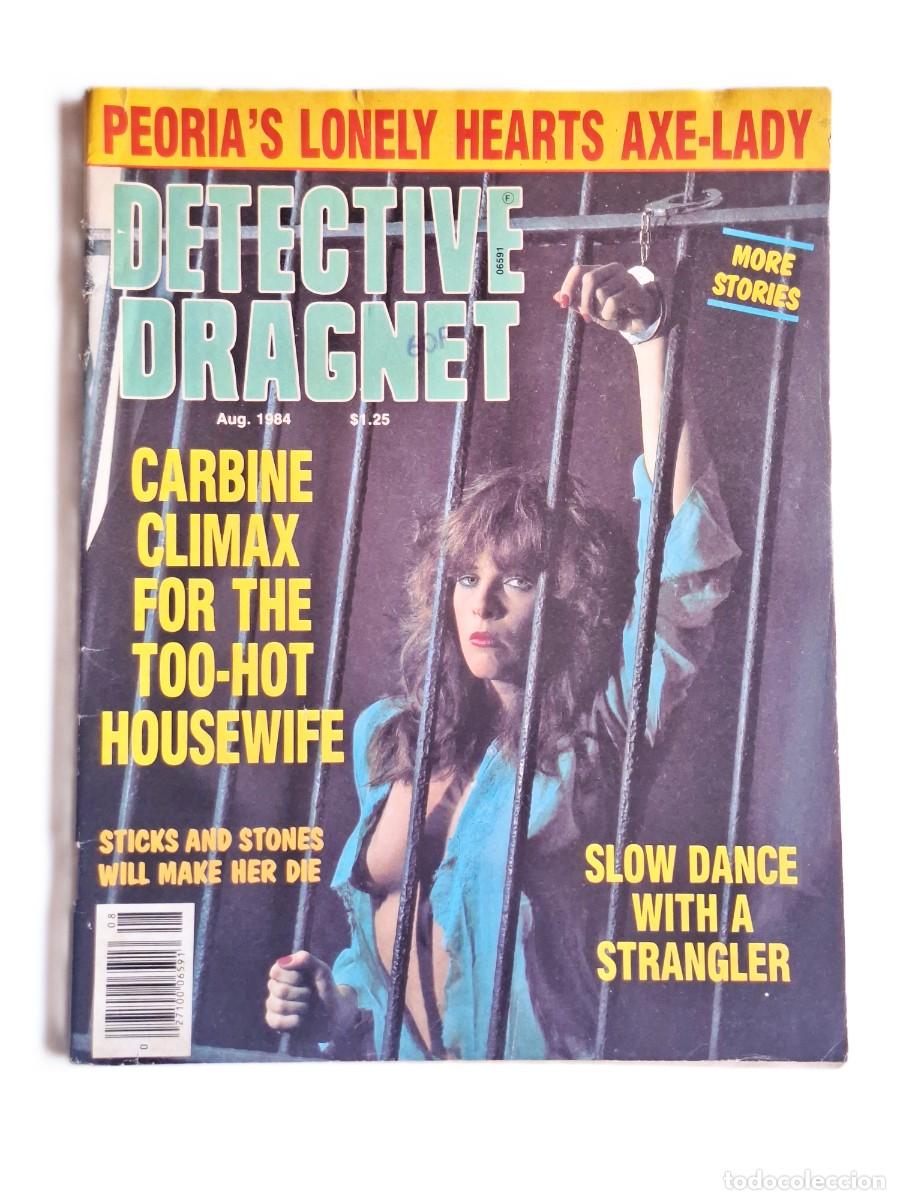 Collection Magazines and Newspapers: REVISTA DETECTIVE DRAGNET - AGOSTO 1984. TRUE CRIME / CRONICA NEGRA USA